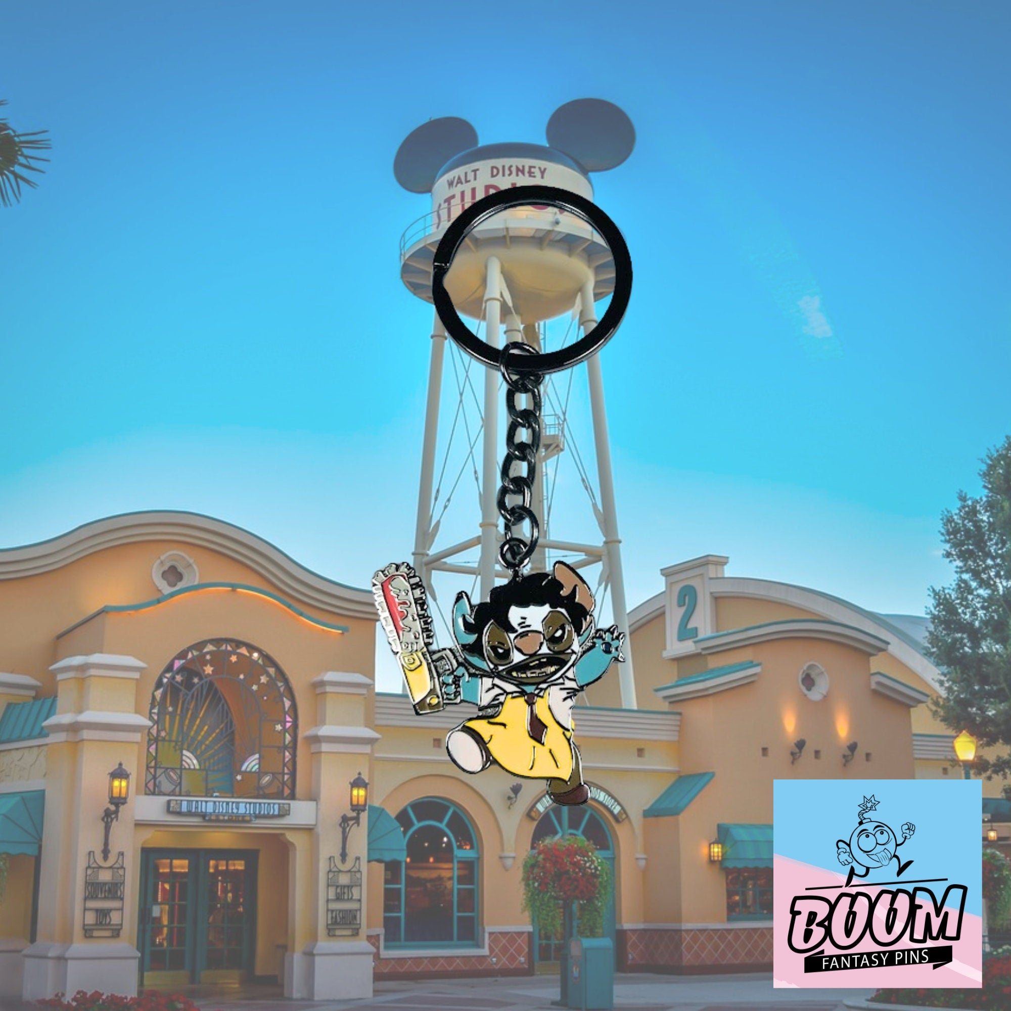 Llavero - Stitch como Leatherface de Lilo &amp; Stitch - Disney Fantasy