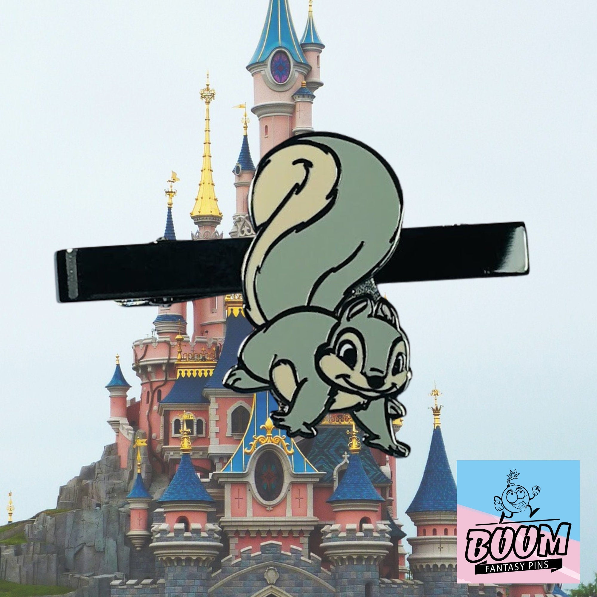 Pinza de corbata – Ardilla gris de Bambi – Disney Fantasy