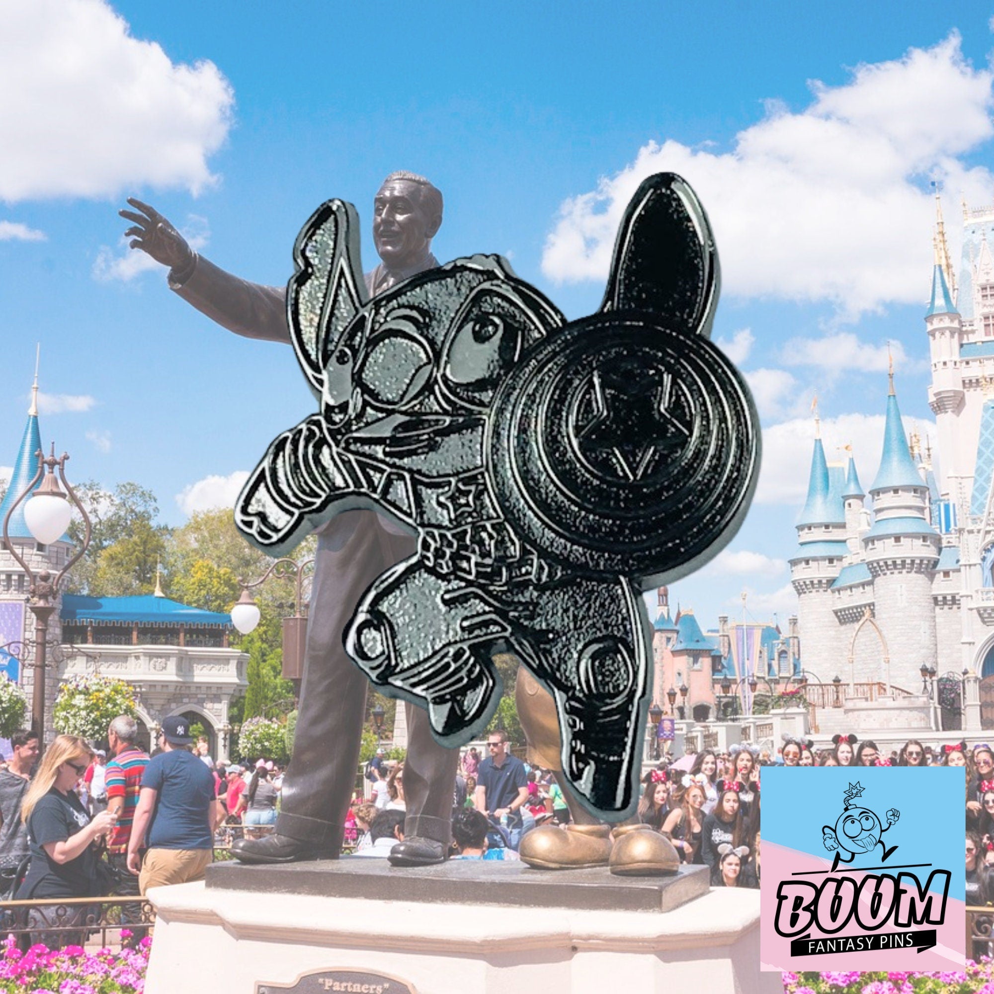 Épingle – Expérience 626 Stitch en Captain America de Lilo &amp; Stitch Disney Fantasy