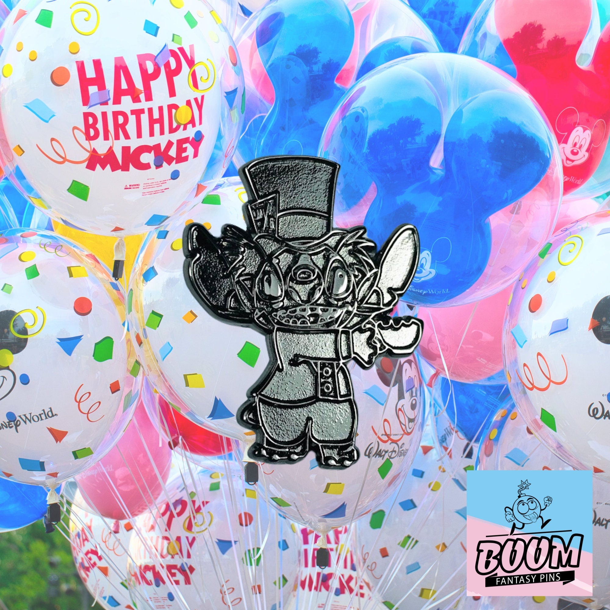 Pin's – Stitch en Chapelier fou de Lilo &amp; Stitch – Disney Fantasy