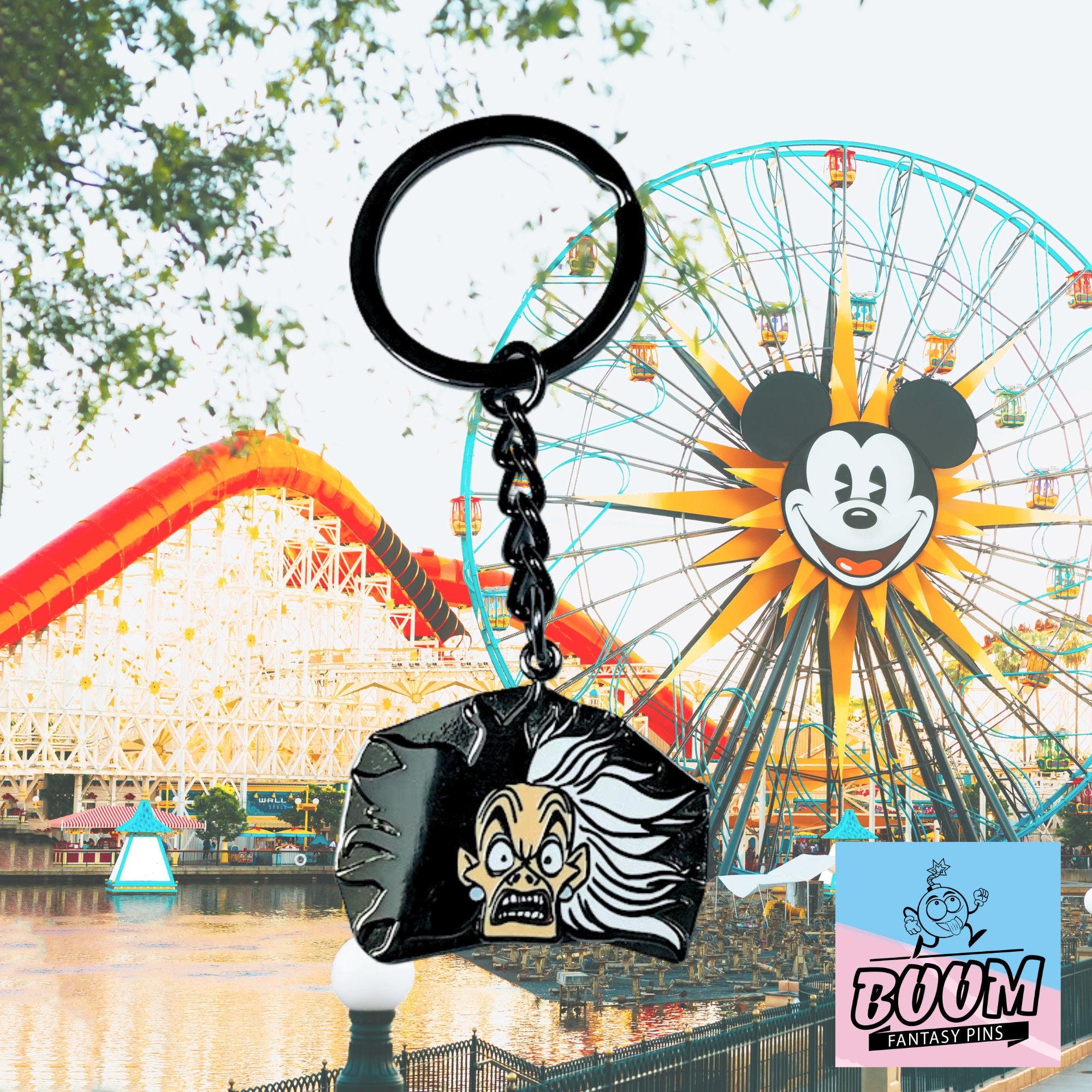 Llavero – Cruella De Vil de 101 Dálmatas – Disney Fantasy