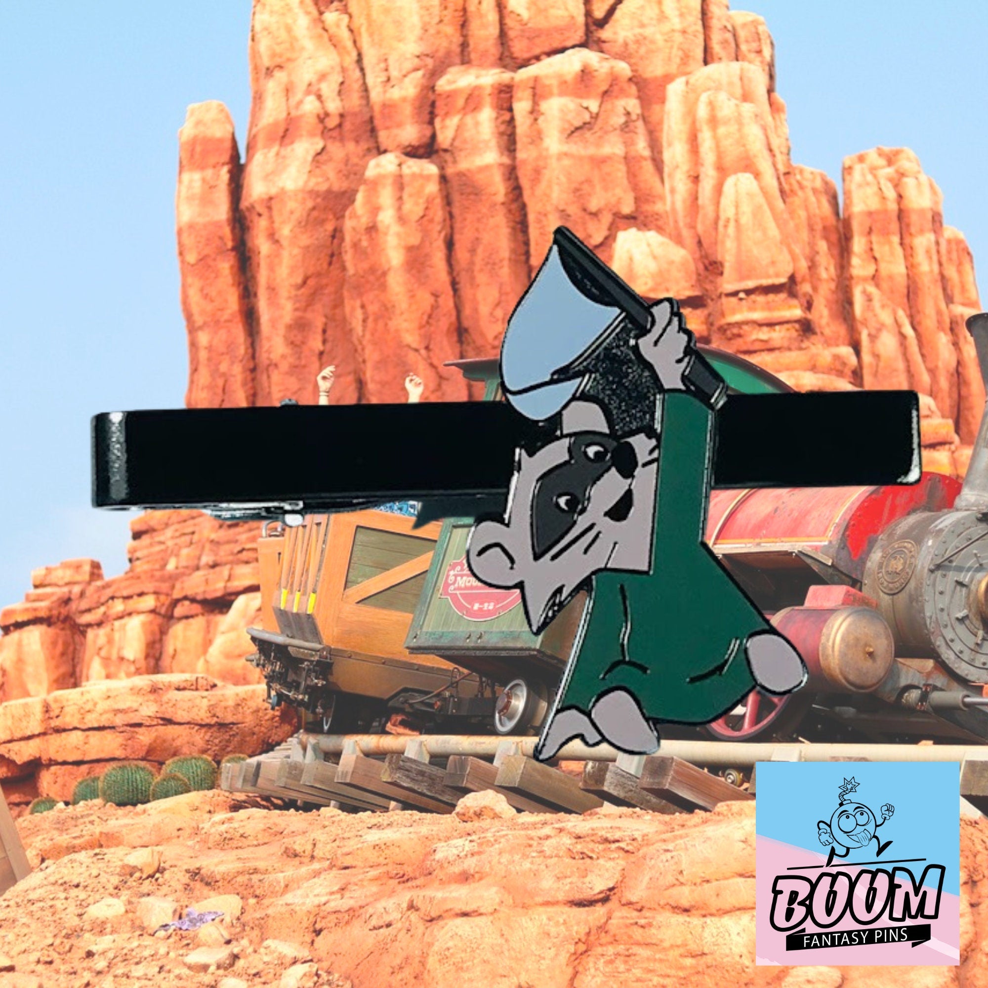 Pinza de corbata – Mapache de bandera azul de Robin Hood – Disney Fantasy