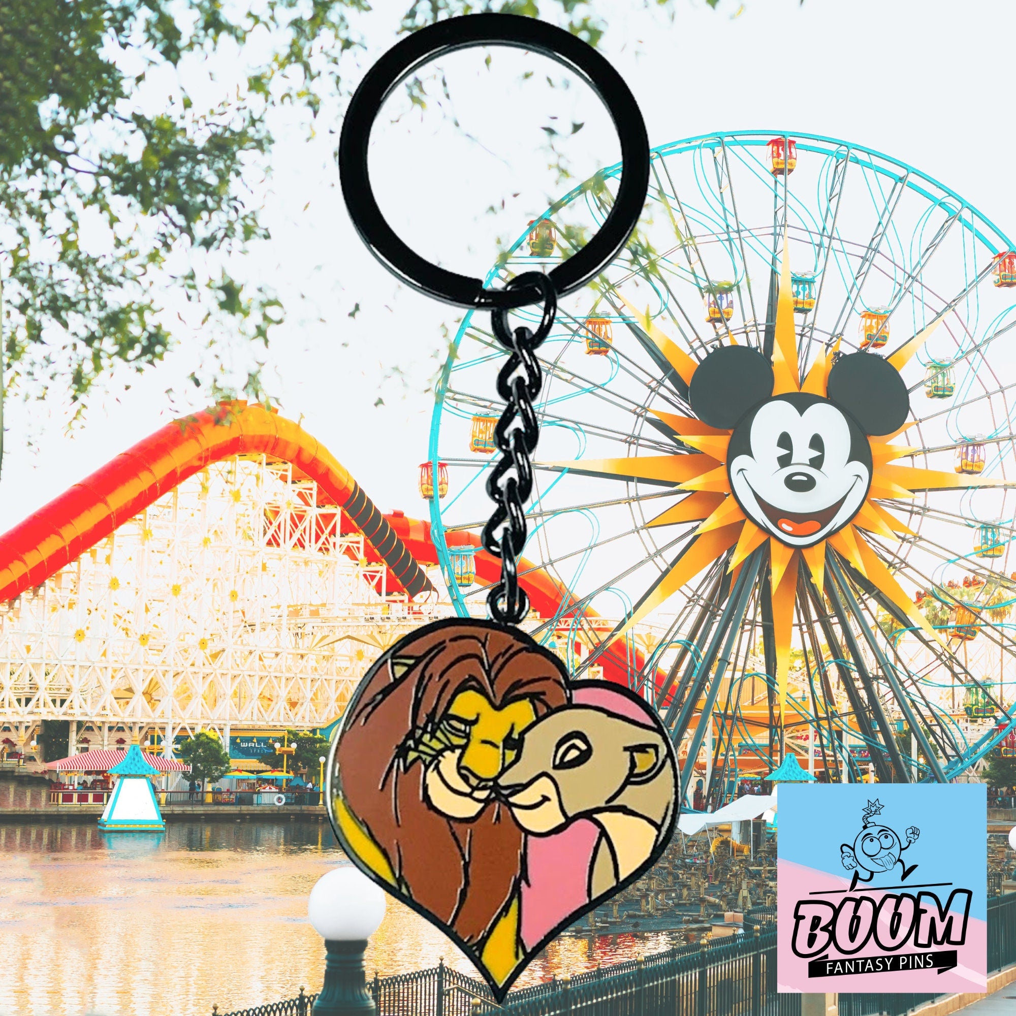 Llavero – Simba y Nala de El Rey León – Disney Fantasy