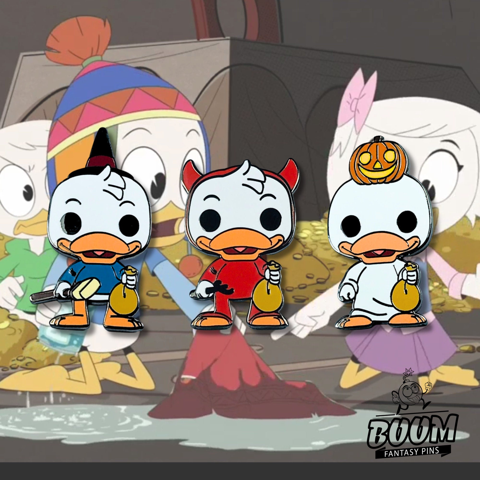 Pin's – Riri, Fifi et Loulou de Donald Duck – Disney Fantasy