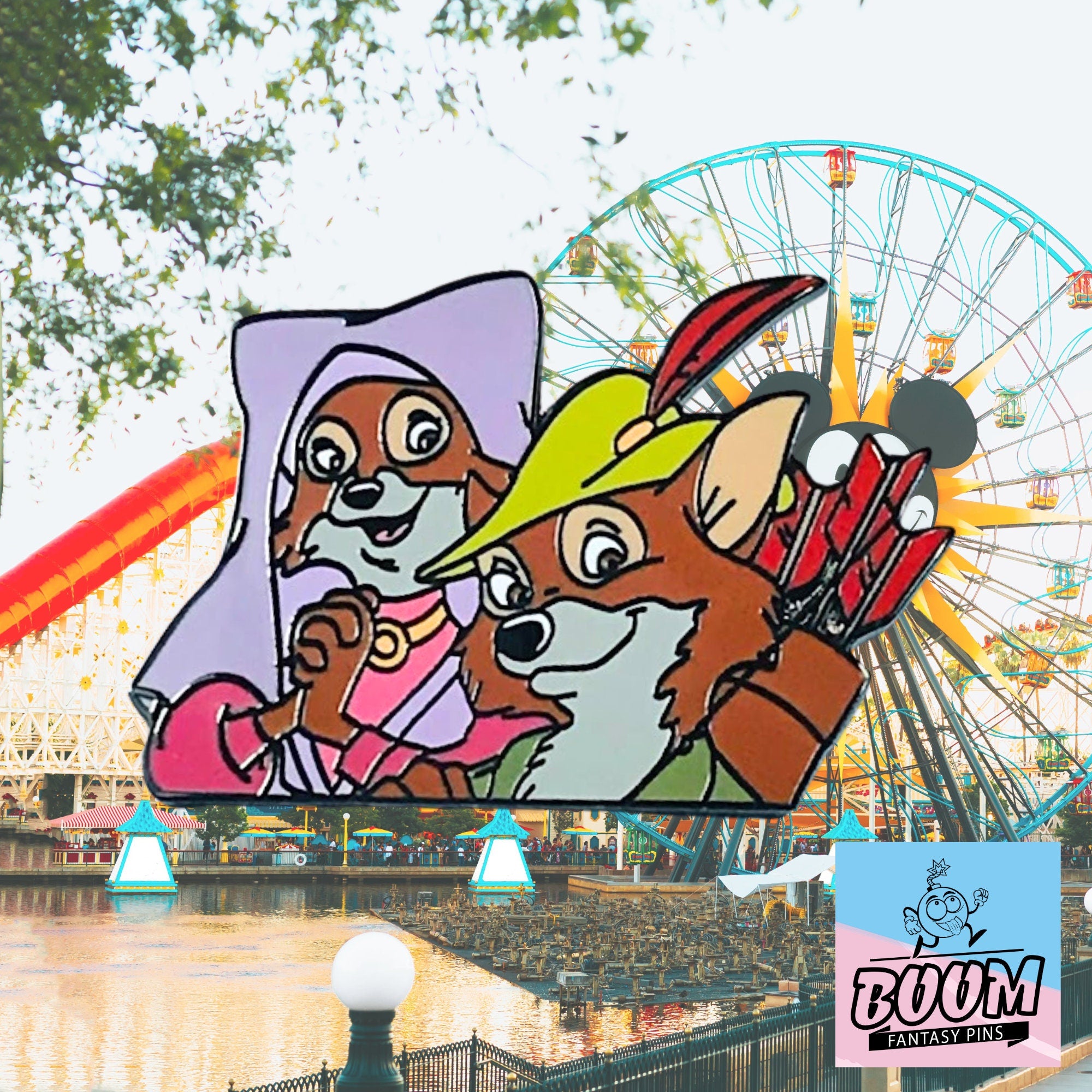 Pin – Lady Marian and Robin Hood from Robin Hood – Disney Fantasy