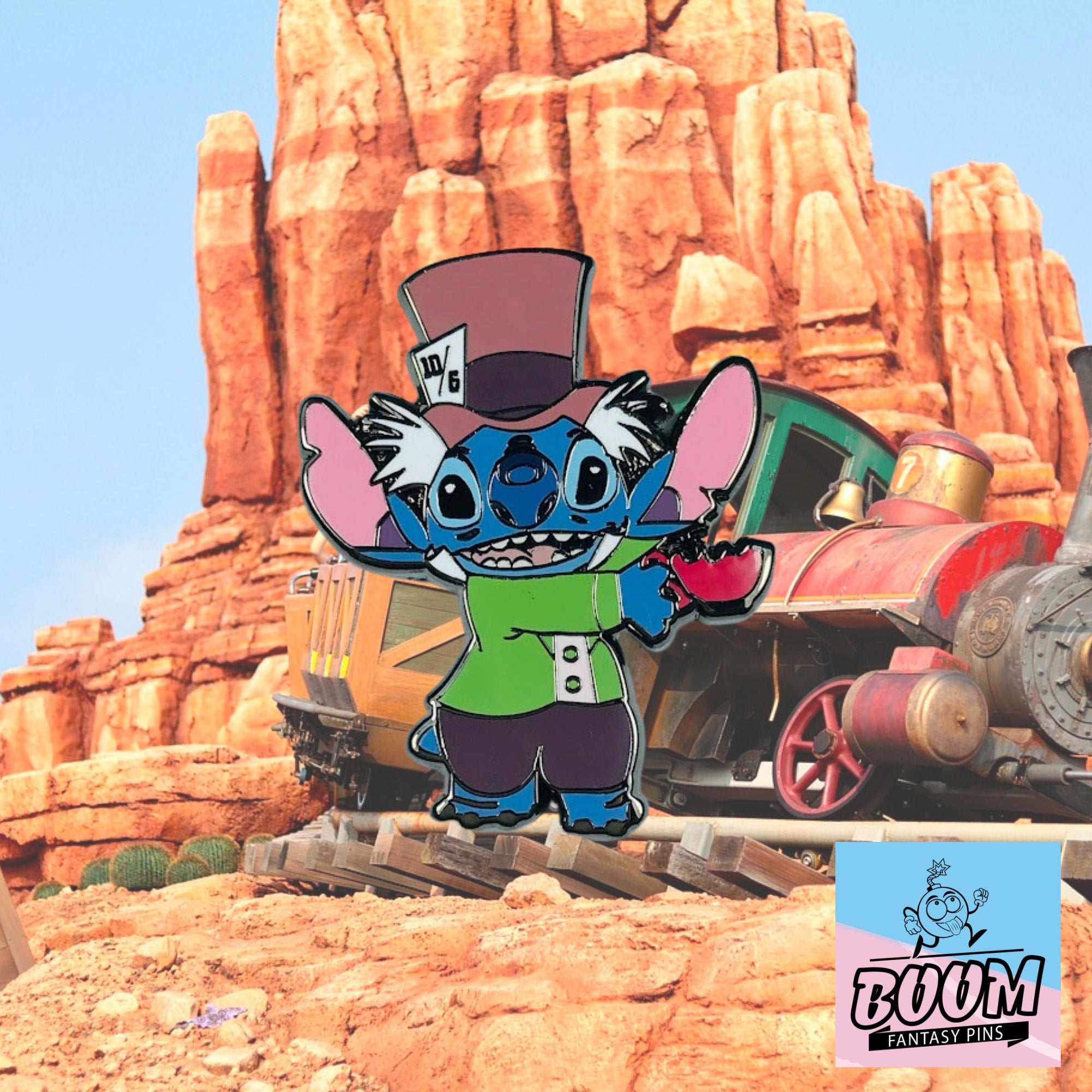 Pin – Stitch como el Sombrerero Loco de Lilo y Stitch – Disney Fantasy