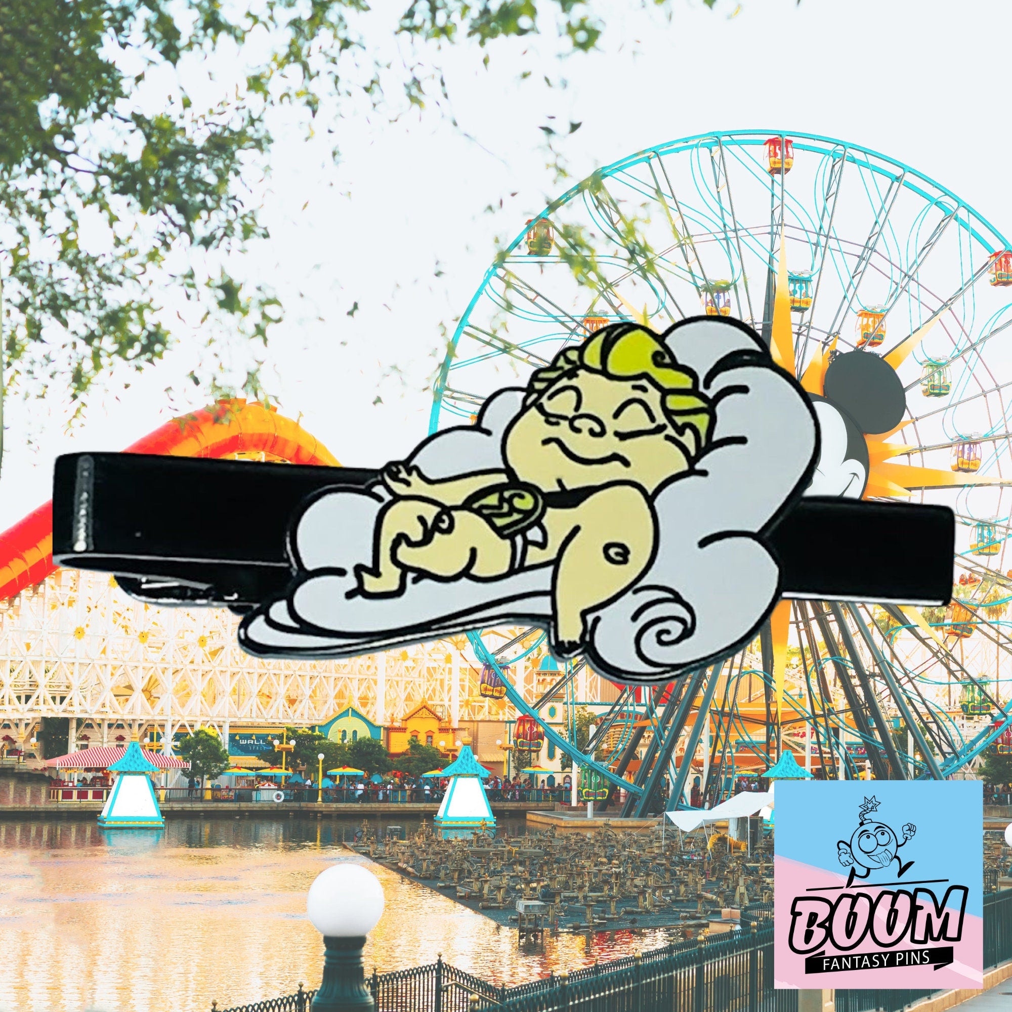 Pinza de corbata – Zeus niño durmiendo de Hércules – Disney Fantasy