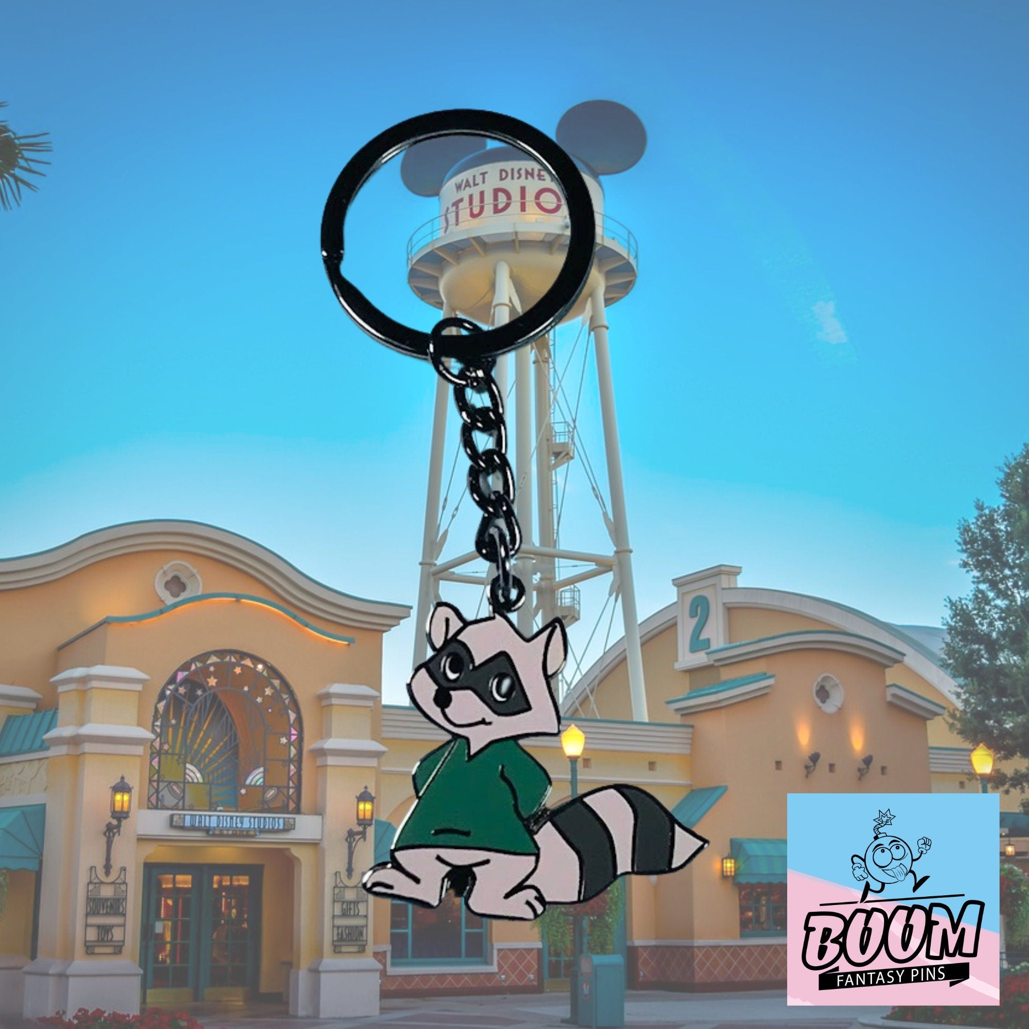 Llavero – Trigger el Mapache de Robin Hood – Disney Fantasy