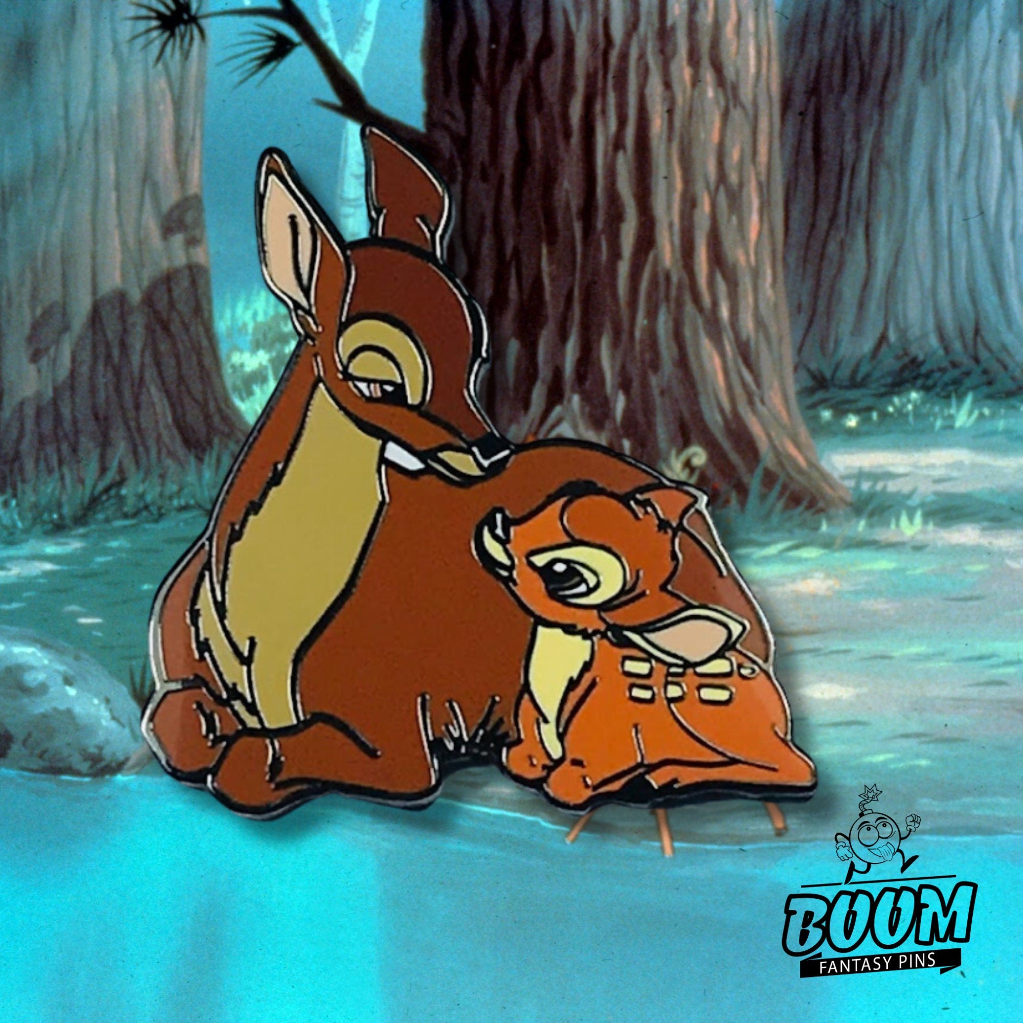 Pin – Bambi and Bambi's Mother from Bambi – Disney Fantasy