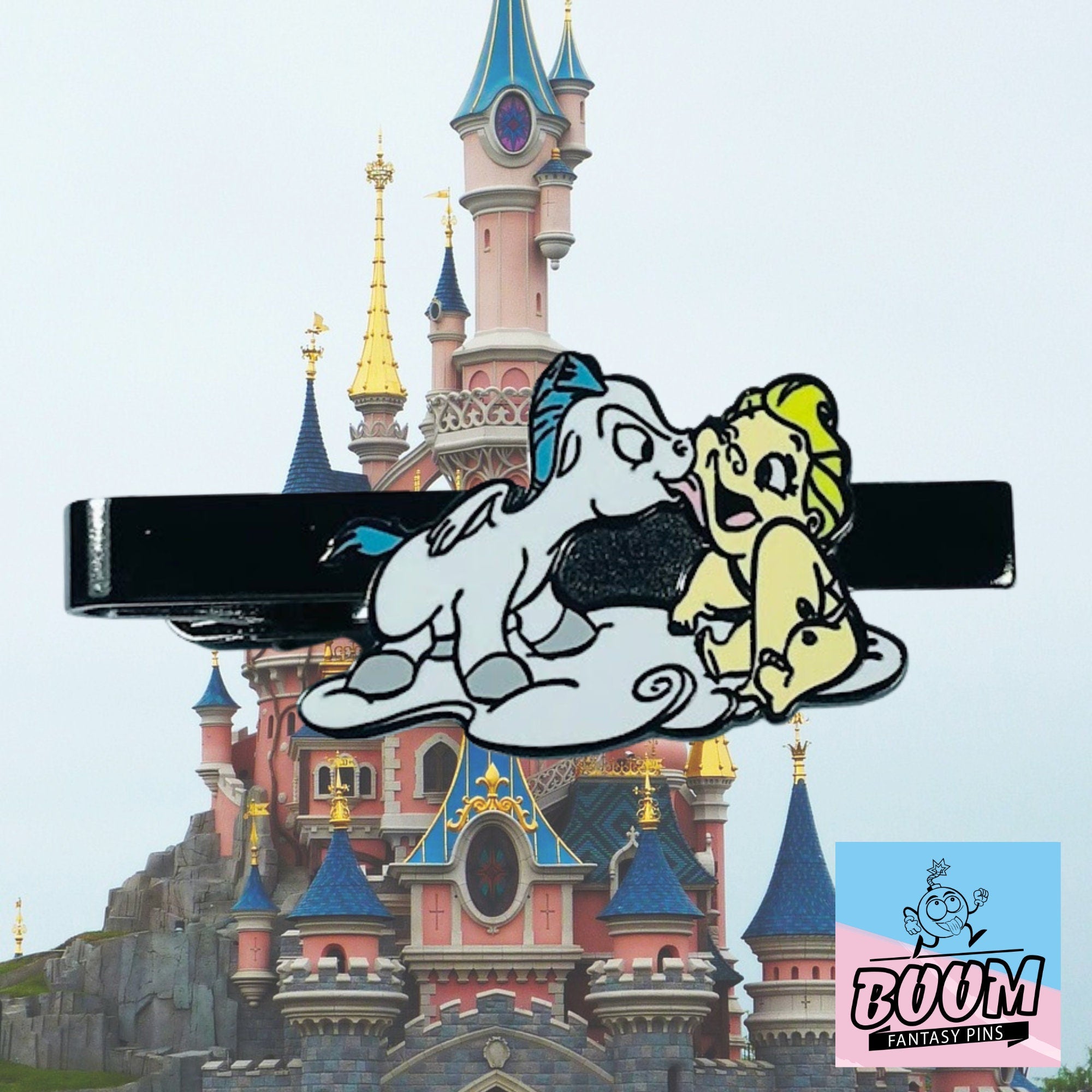 Pince à cravate – Pégase et Zeus enfant d'Hercule – Disney Fantasy