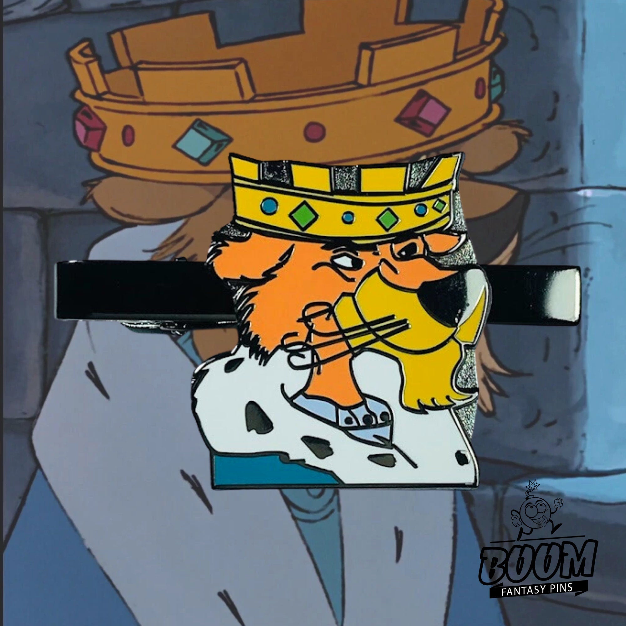 Pinza de corbata – Príncipe Juan de Robin Hood – Fantasía Disney