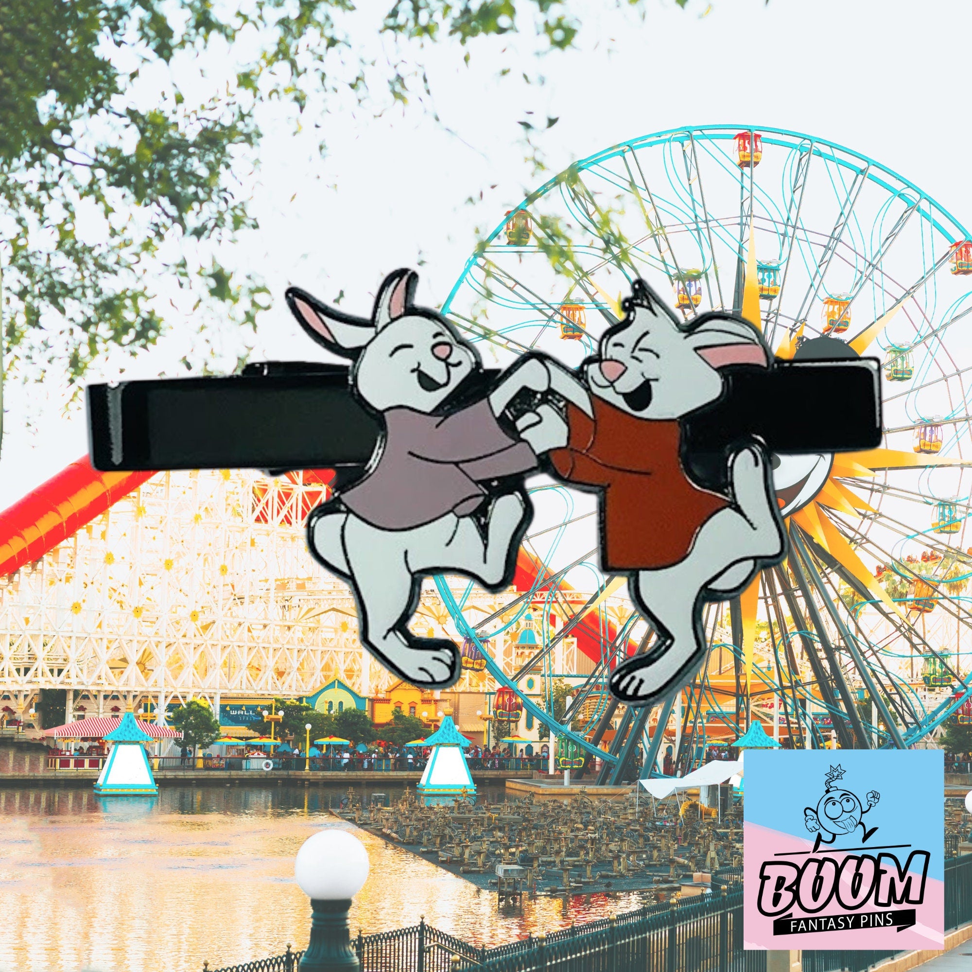 Pinza de corbata – Skippy y Sis Bunny de Robin Hood – Disney Fantasy