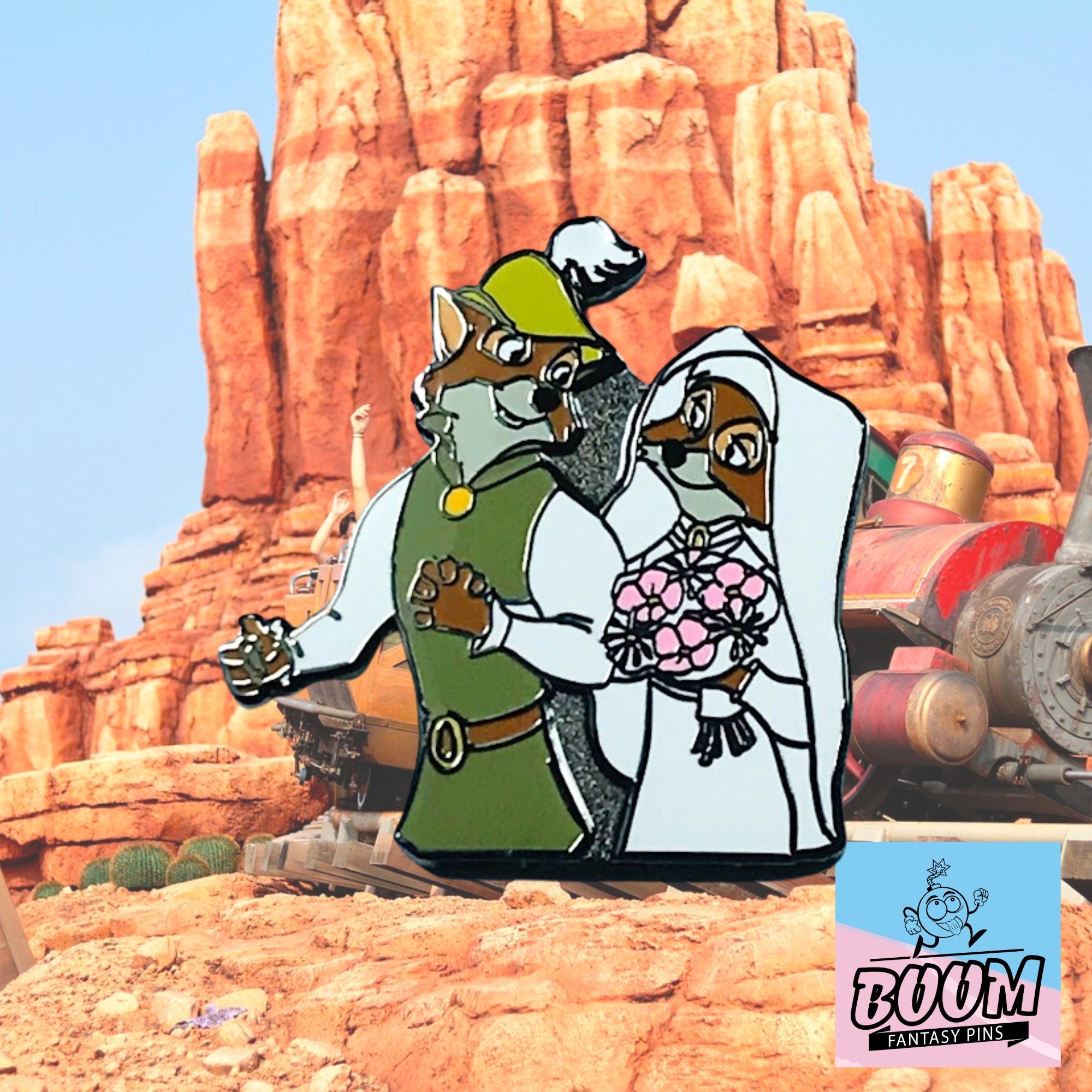 Pin – Maid Marian and Robin Hood from Robin Hood – Disney Fantasy