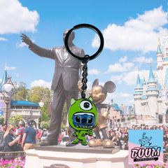 Llavero – Experimento 626 Stitch como Mike Wazowski de Lilo y Stitch Disney Fantasy