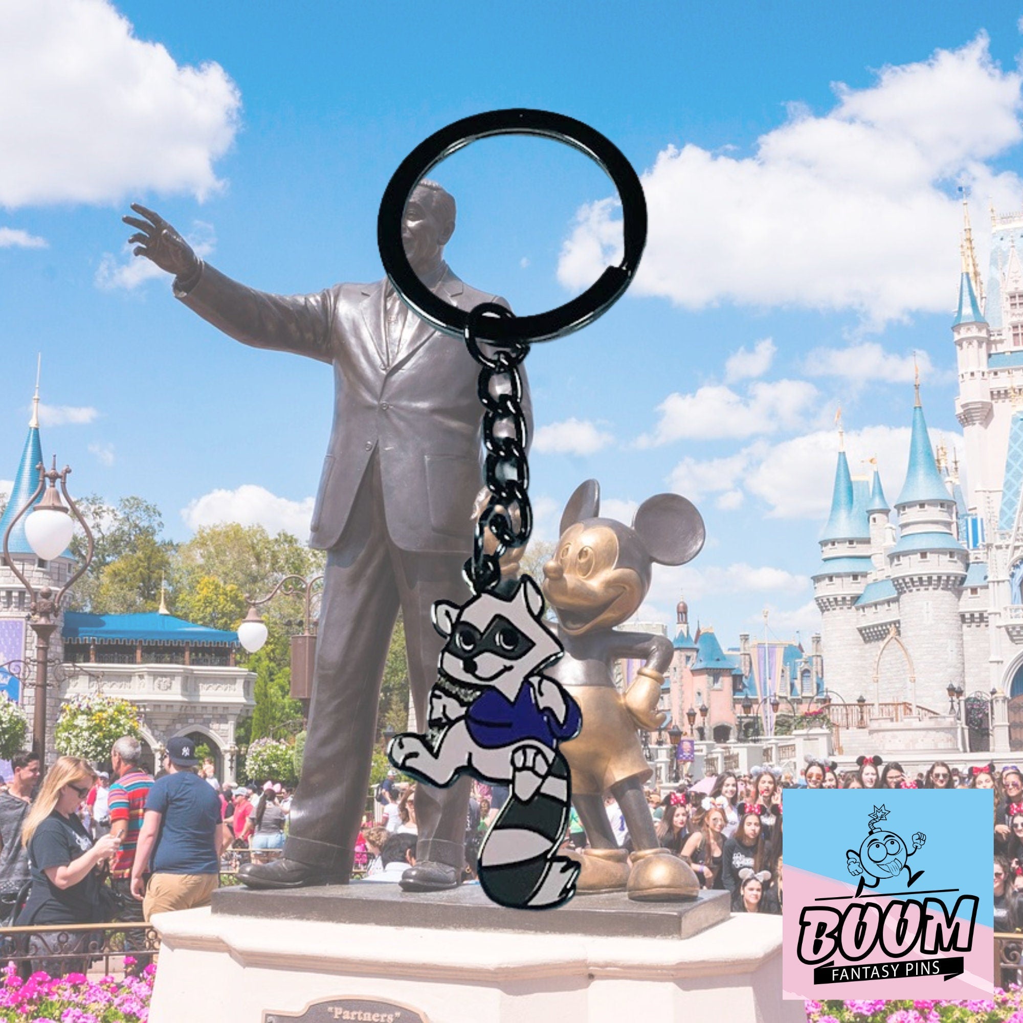 Porte-clés – Raton laveur de Robin des Bois – Disney Fantasy