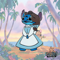 Pin – Stitch como la Princesa Bella de Lilo y Stitch – Disney Fantasy
