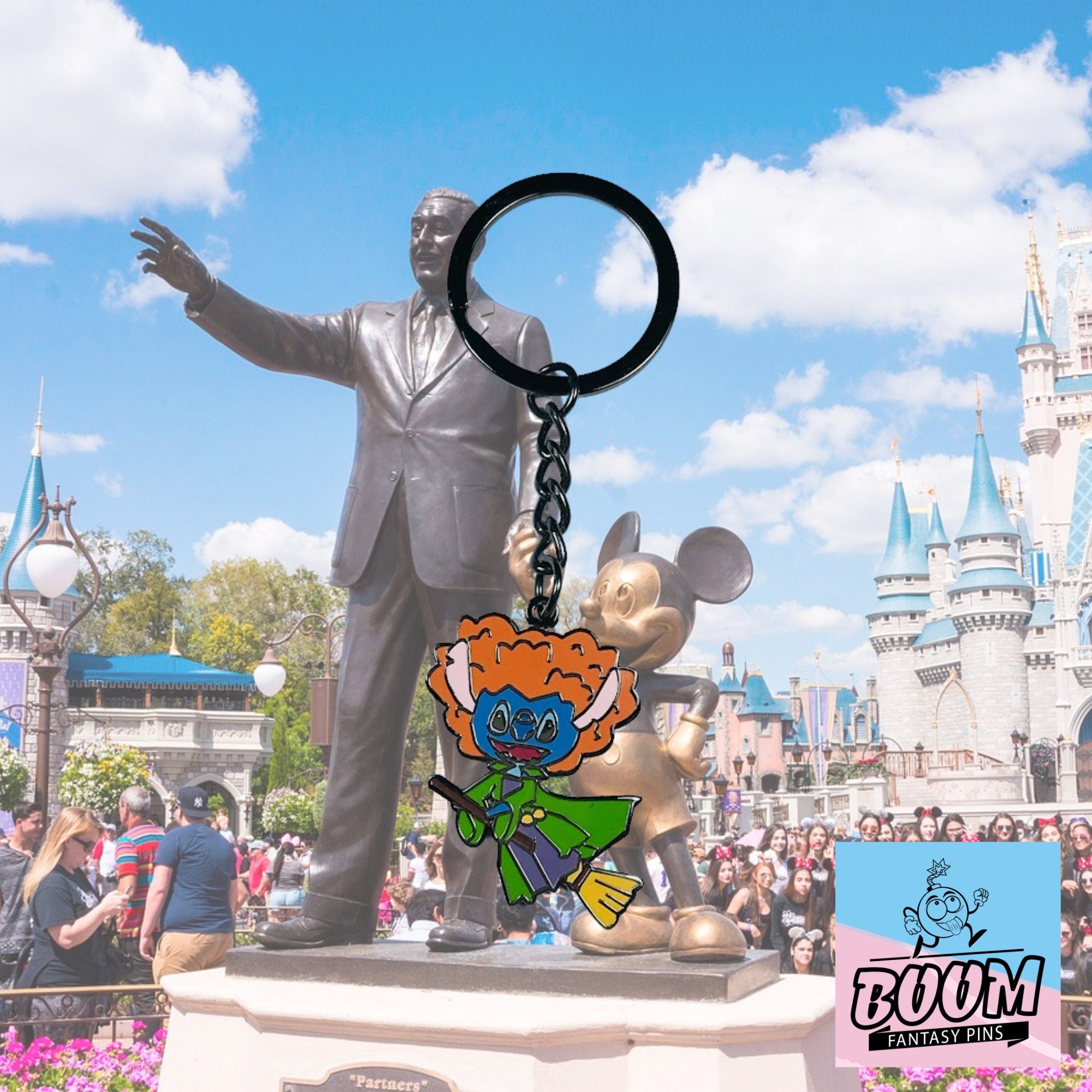 Llavero – Stitch como Winifred de Lilo &amp; Stitch – Disney Fantasy