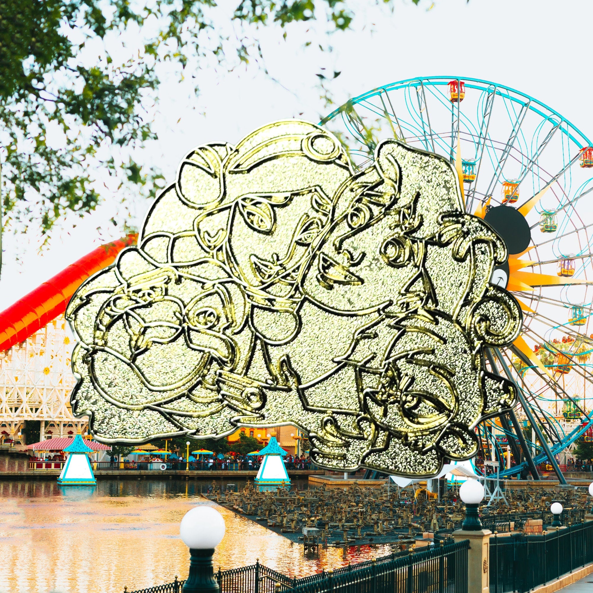 Pin's – Princesse Jasmine et Aladdin du film Aladdin – Disney Fantasy