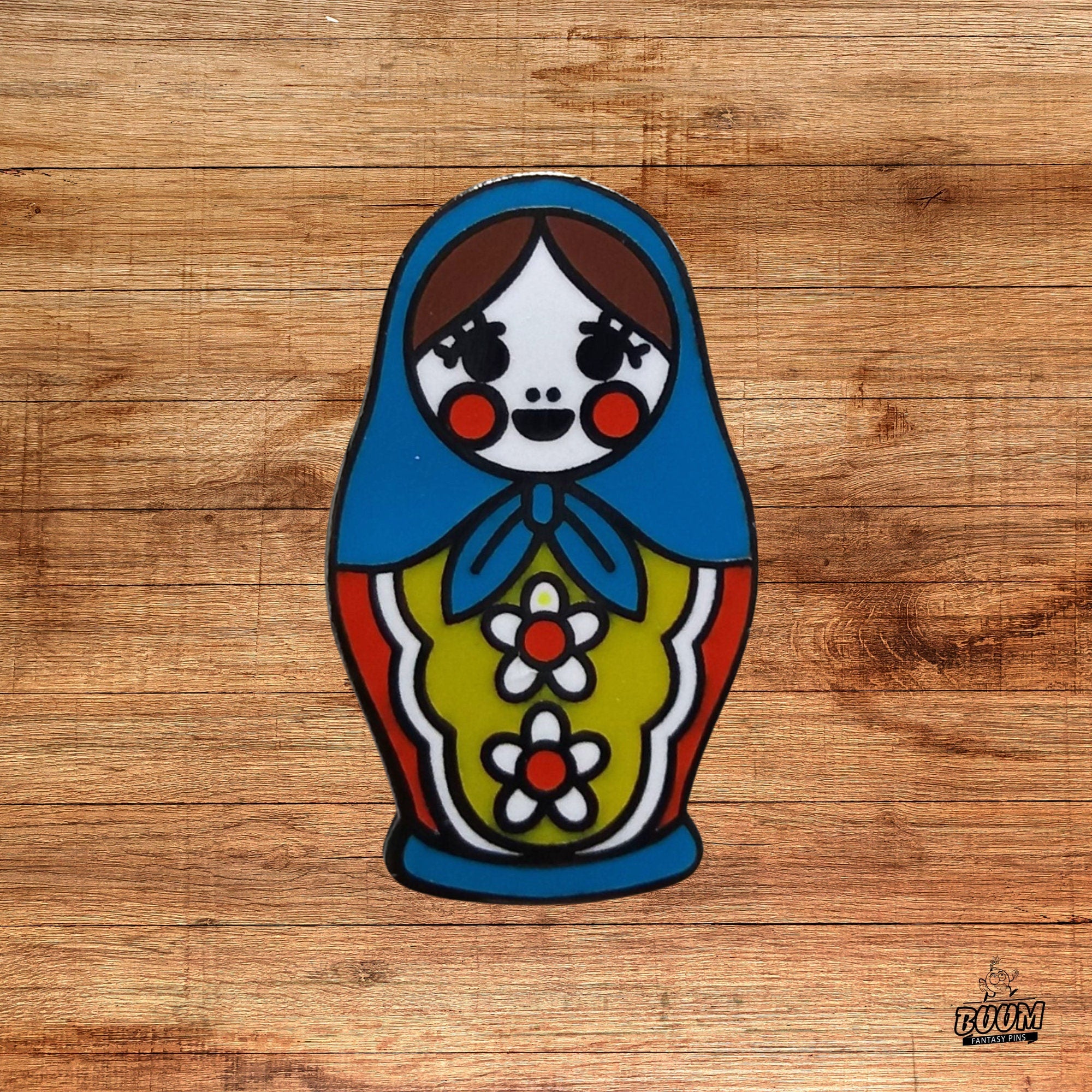 Pin – Matryoshka Doll from Russian Folklore – Russian Nesting Doll Collection