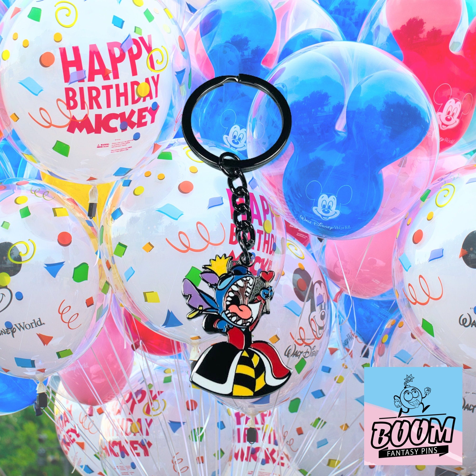 Porte-clés – Expérience 626 Stitch en Reine Rouge de Lilo &amp; Stitch – Disney Fantasy