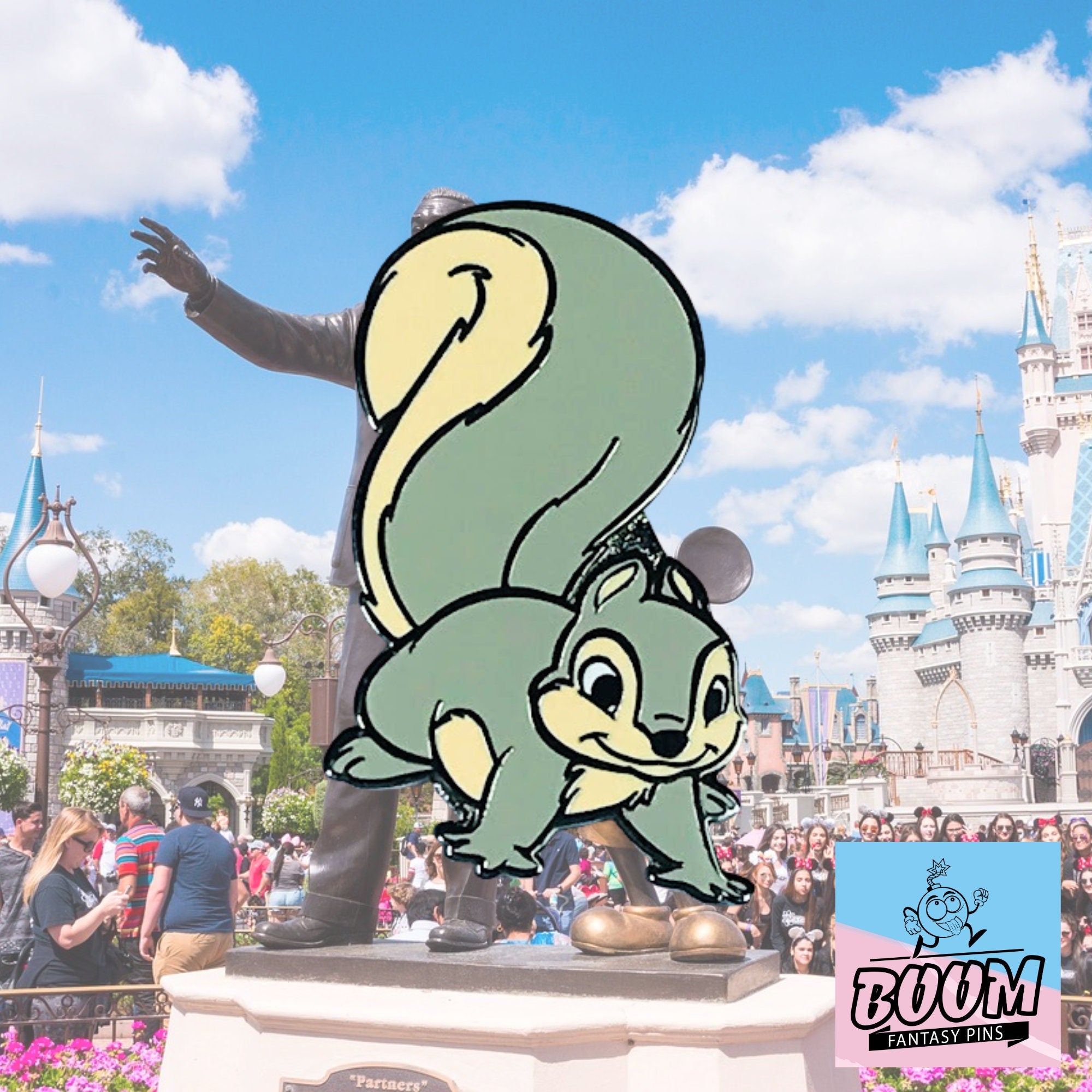 Pin's – Écureuil gris de Blanche-Neige et les Sept Nains – Disney Fantasy