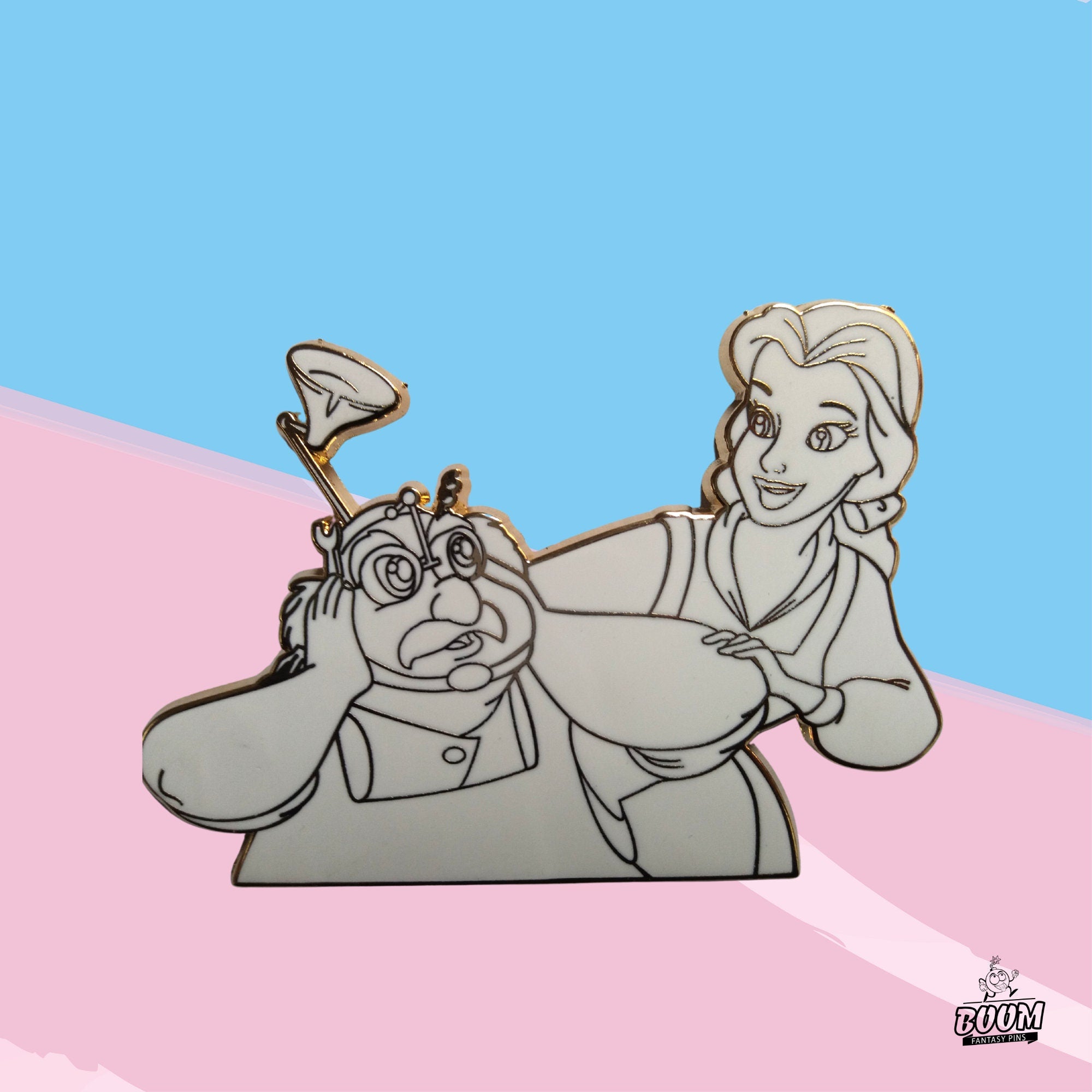 Pin – Bella y Mauricio de La Bella y la Bestia – Disney Fantasy