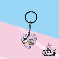 Porte-clés – WALL-E et EVE de WALL-E – Disney Fantasy