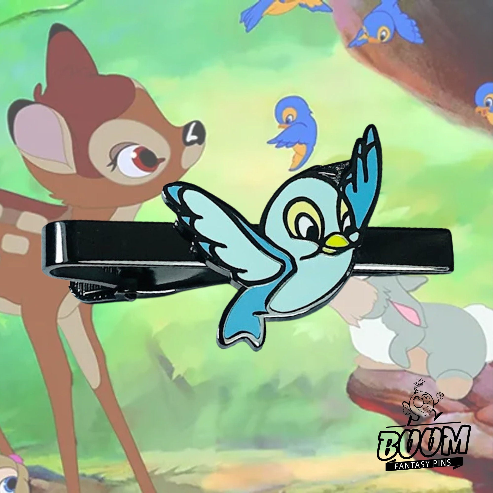 Pinza de corbata – Bambi y Bluebird de Bambi – Disney Fantasy