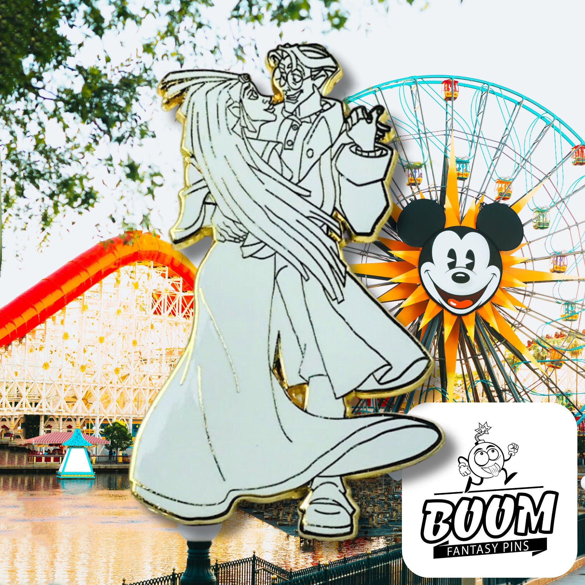 Pin – Milo Thatch and Princess Kida from Atlantis The Lost Empire – Disney Fantasy