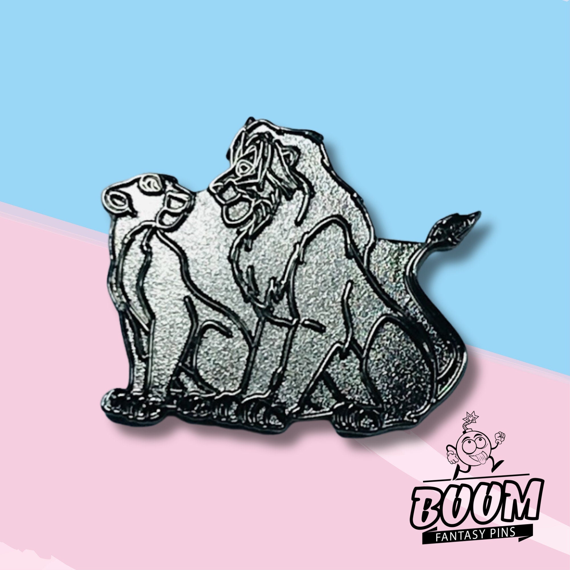 Pin – Simba y Nala de El Rey León – Disney Fantasy