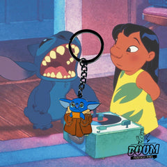 Keychain – Experiment 626 Stitch as Baby Yoda from Lilo & Stitch – Disney Fantasy