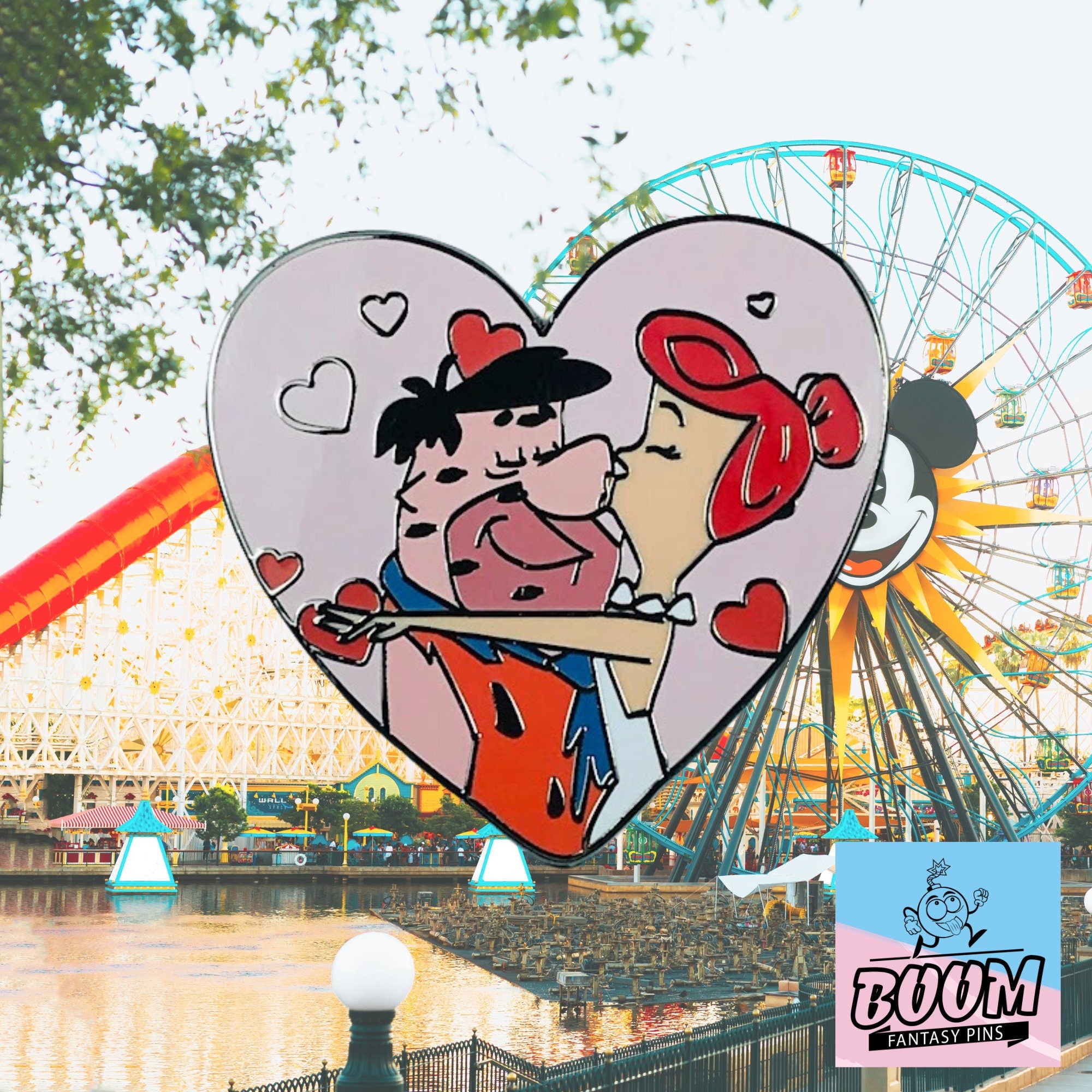 Pin – Pedro Picapiedra y Vilma Picapiedra de Los Picapiedra – Disney Fantasy