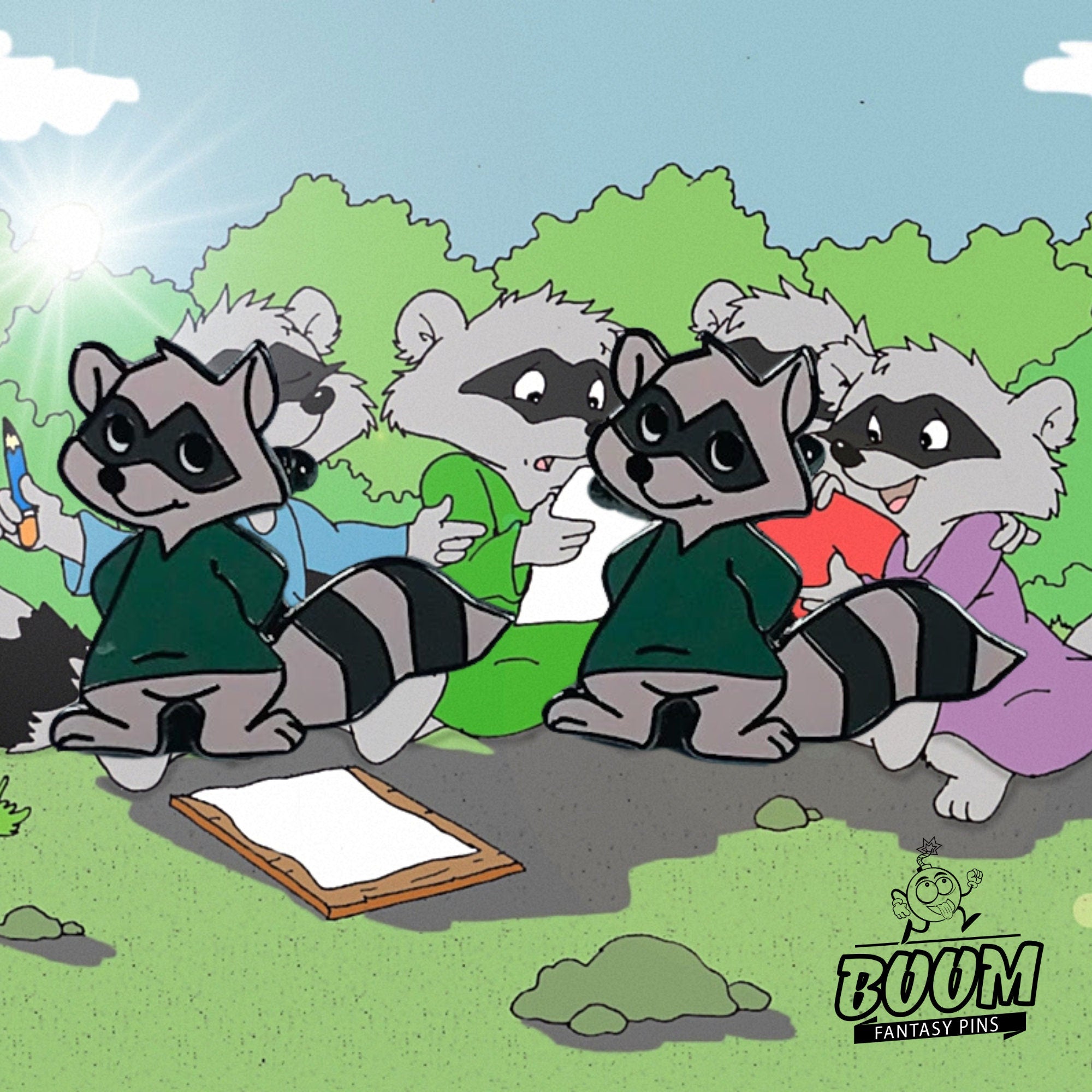 Cufflinks – Full Raccoon from Robin Hood – Disney Fantasy