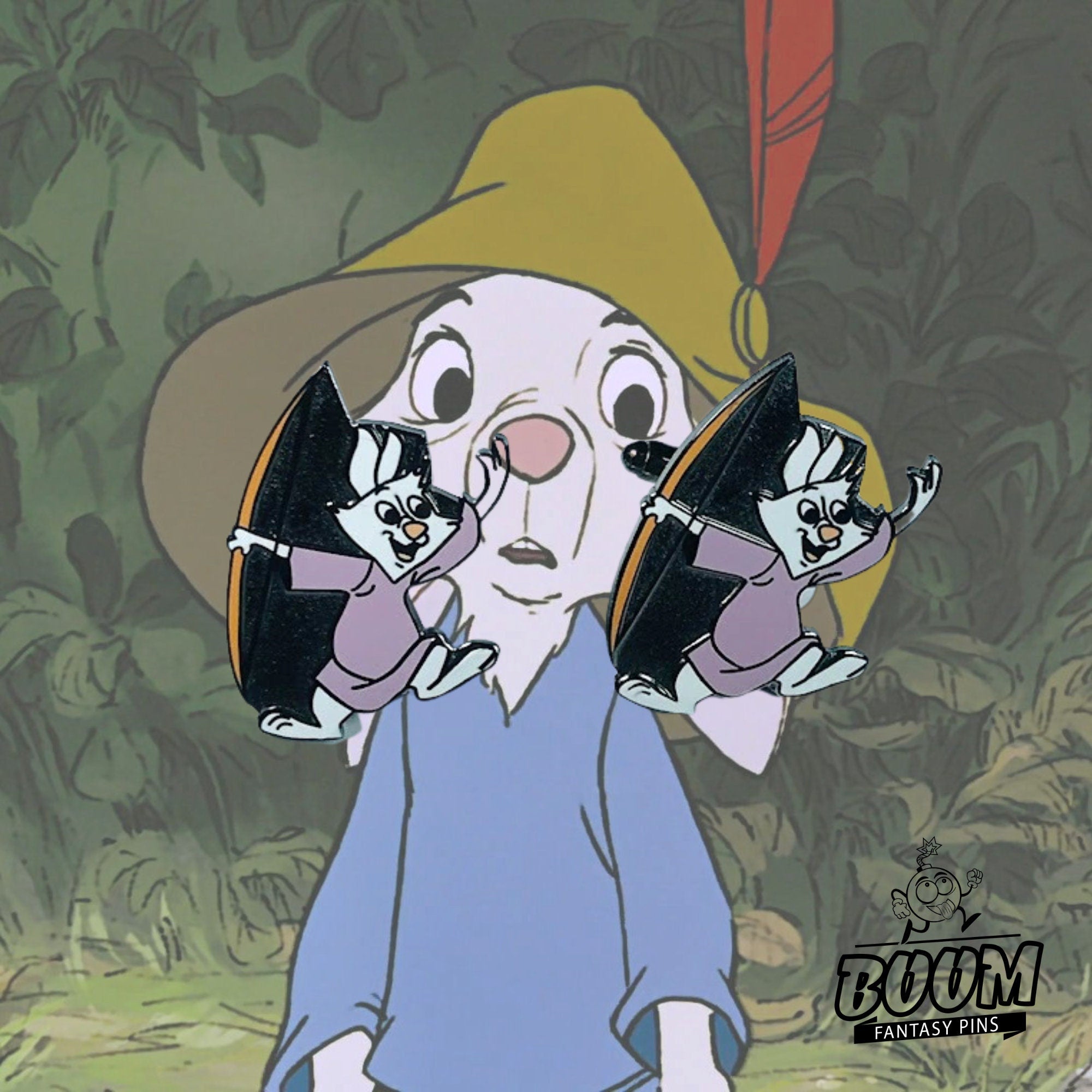 Cufflinks – Skippy the Rabbit from Robin Hood – Disney Fantasy