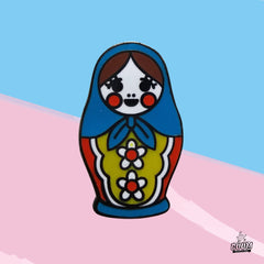 Pin – Matryoshka Doll from Russian Folklore – Russian Nesting Doll Collection