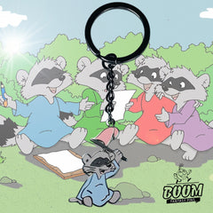 Llavero – Mapache de la Bandera Rosa de Robin Hood – Disney Fantasy