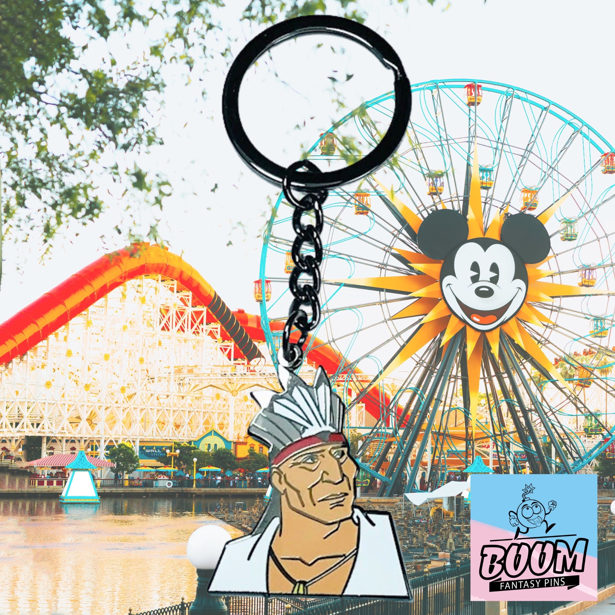 Llavero del Jefe Powhatan de Pocahontas – Disney Fantasy