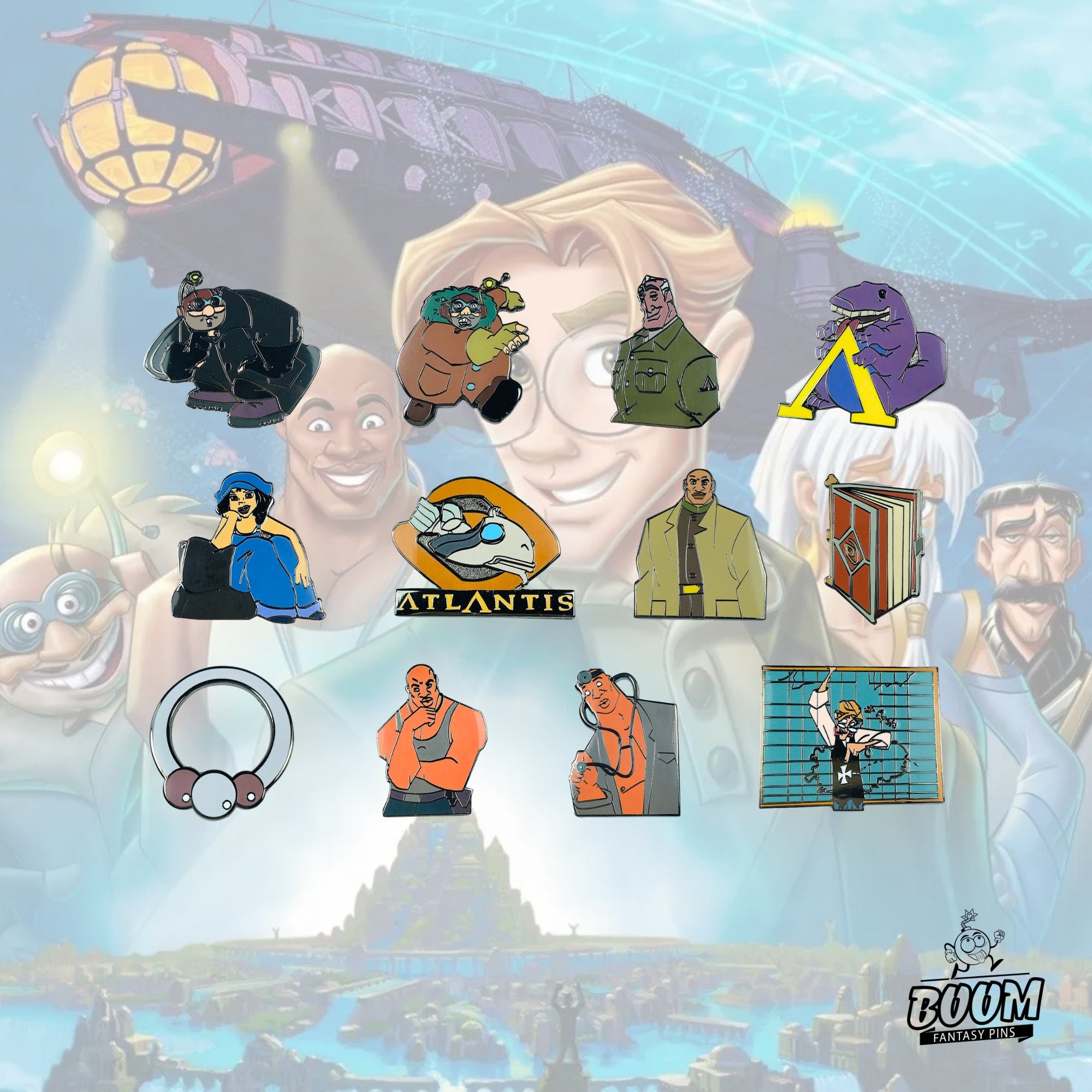 Pin – Milo Thatch from Atlantis The Lost Empire – Disney Fantasy