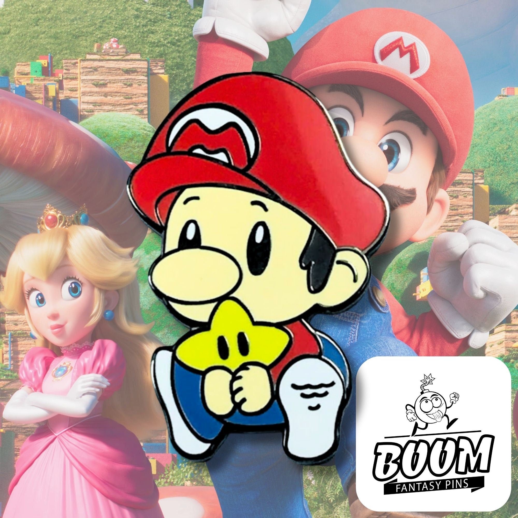 Pin – Mario de Super Mario Bros – Franquicia de Nintendo