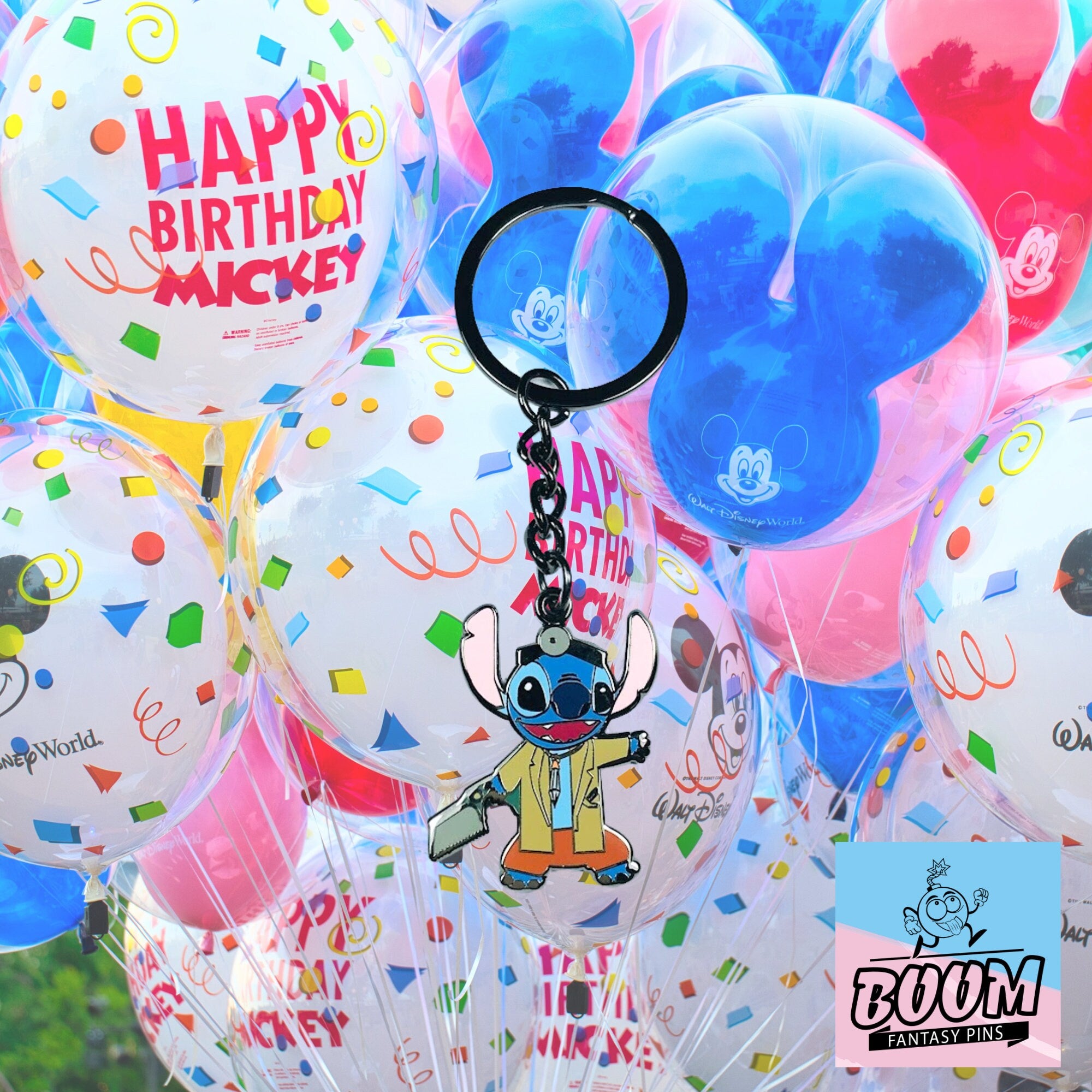 Llavero – Stitch como el Dr. Joshua Sweet de Lilo &amp; Stitch – Disney Fantasy