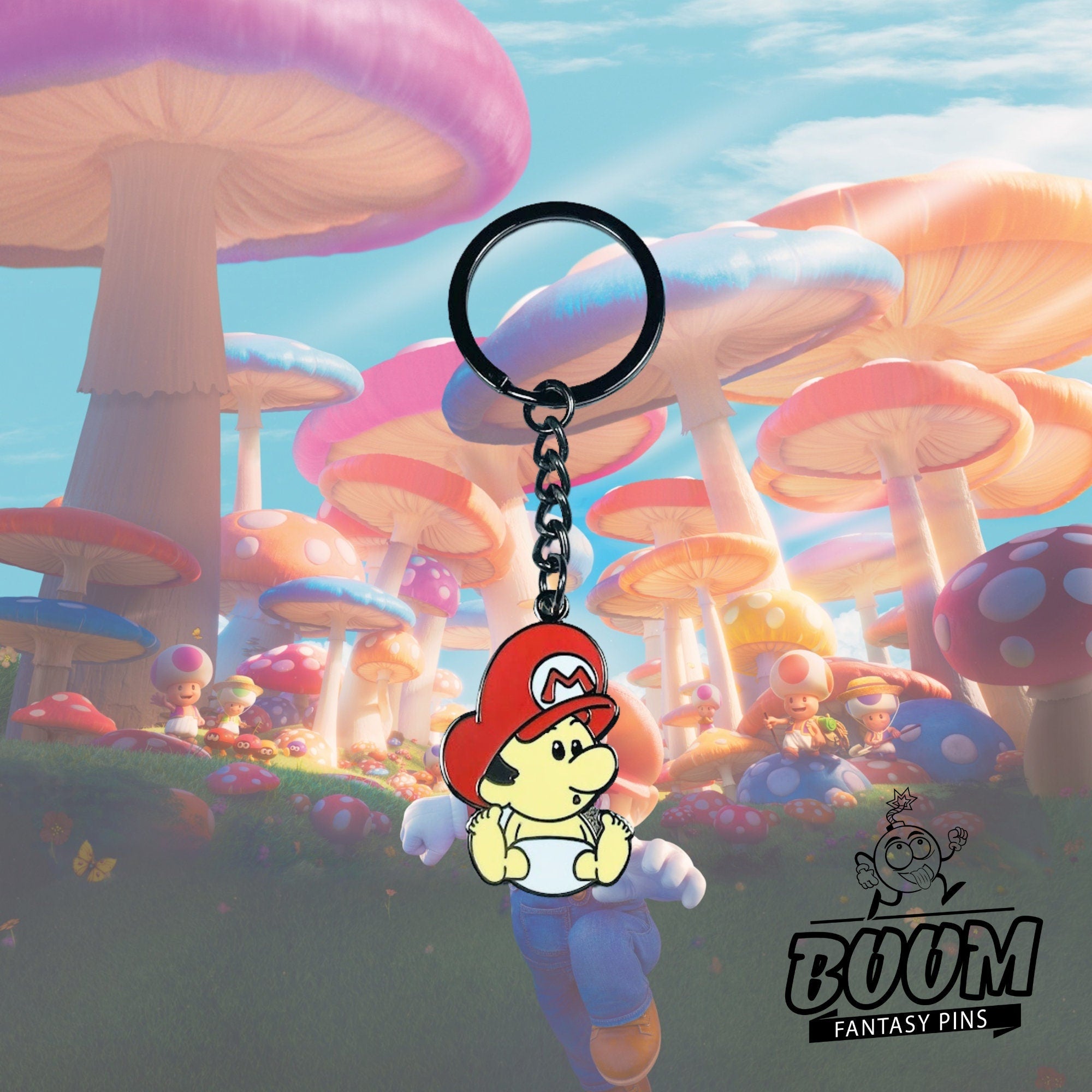 Keychain – Mario from Super Mario Bros – Nintendo Franchise