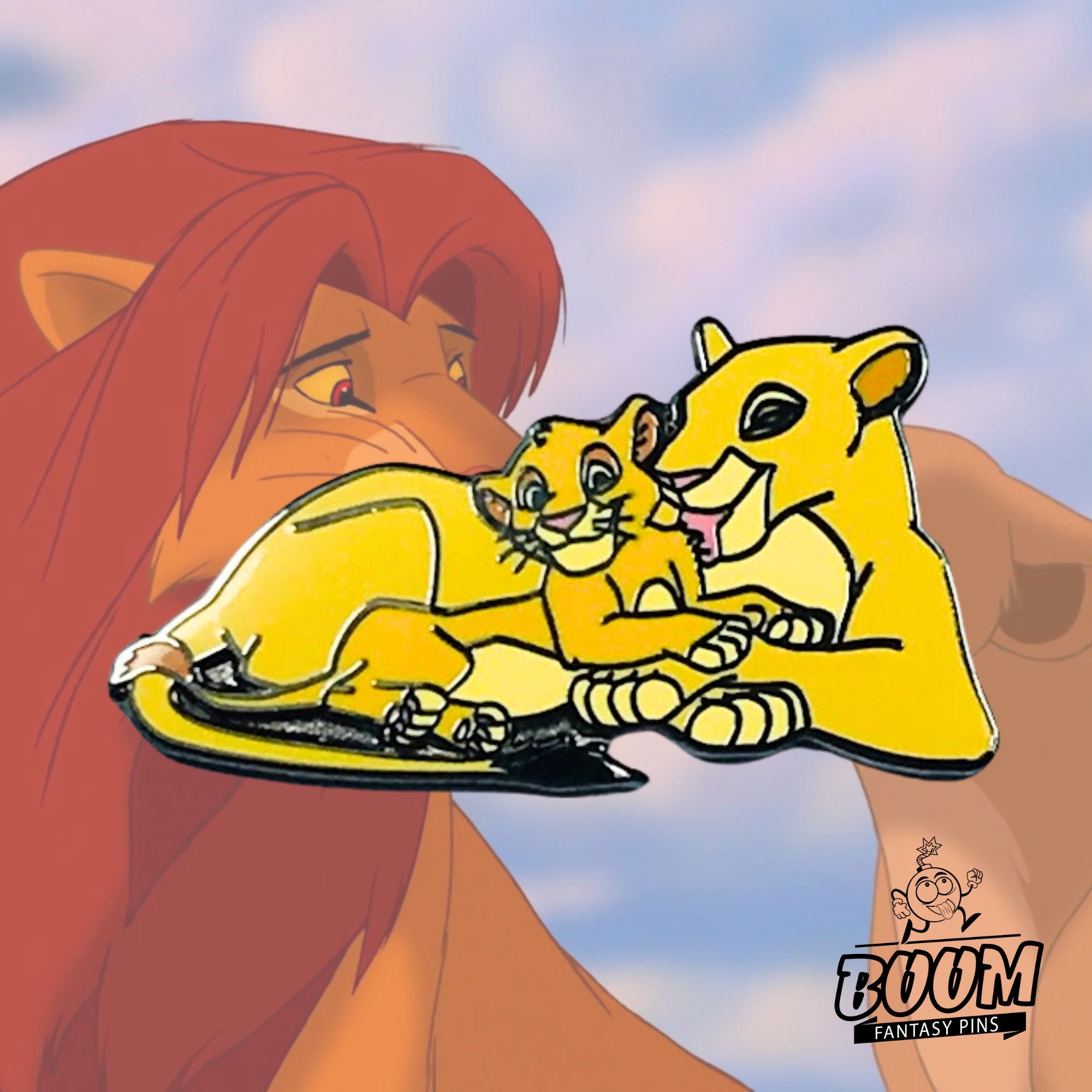 Pin's – Simba et Nala du Roi Lion – Disney Fantasy