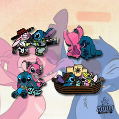 Pin – Stitch y Ángel de Lilo &amp; Stitch – Disney Fantasy