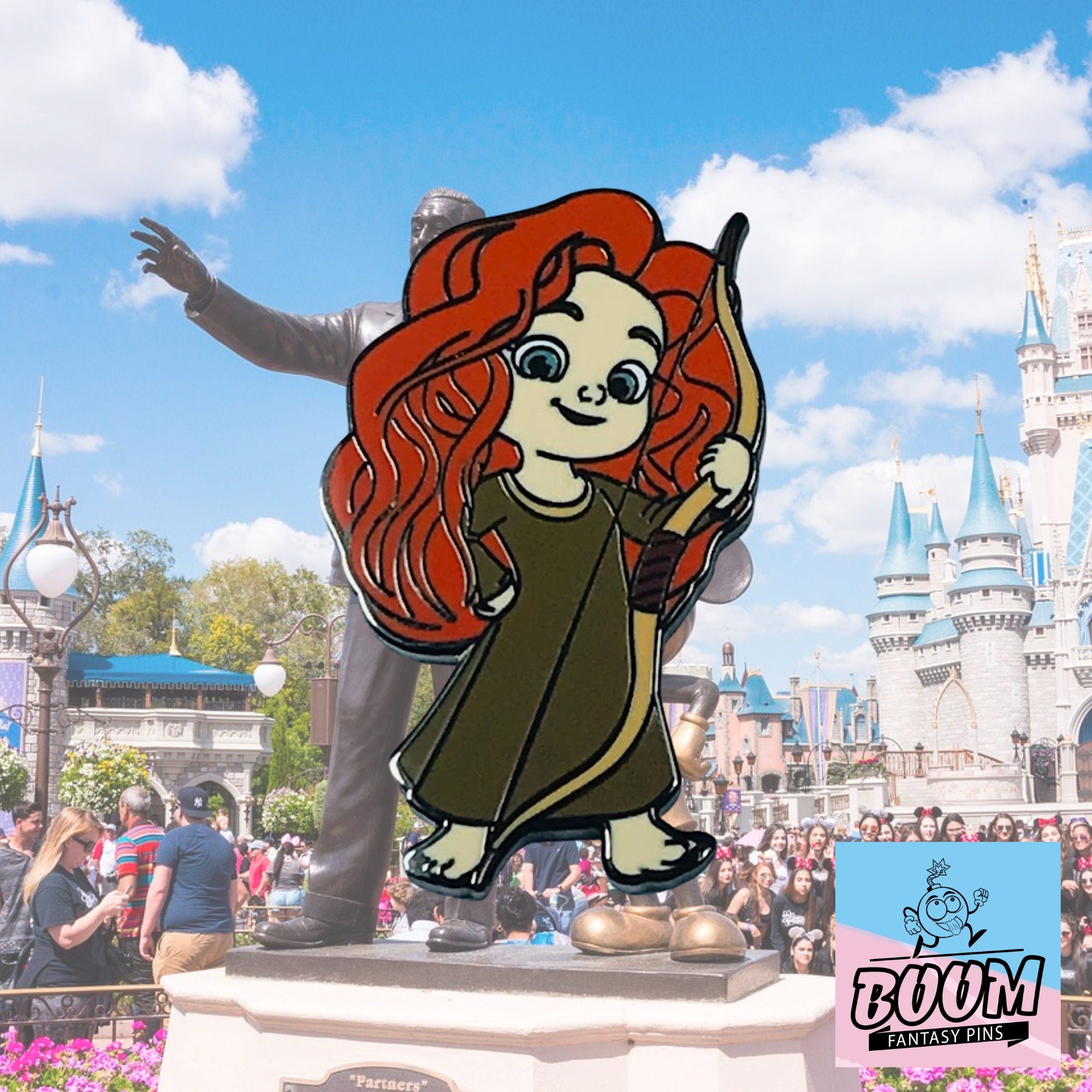 Pin's – Princesse Merida du film Rebelle – Disney Fantasy
