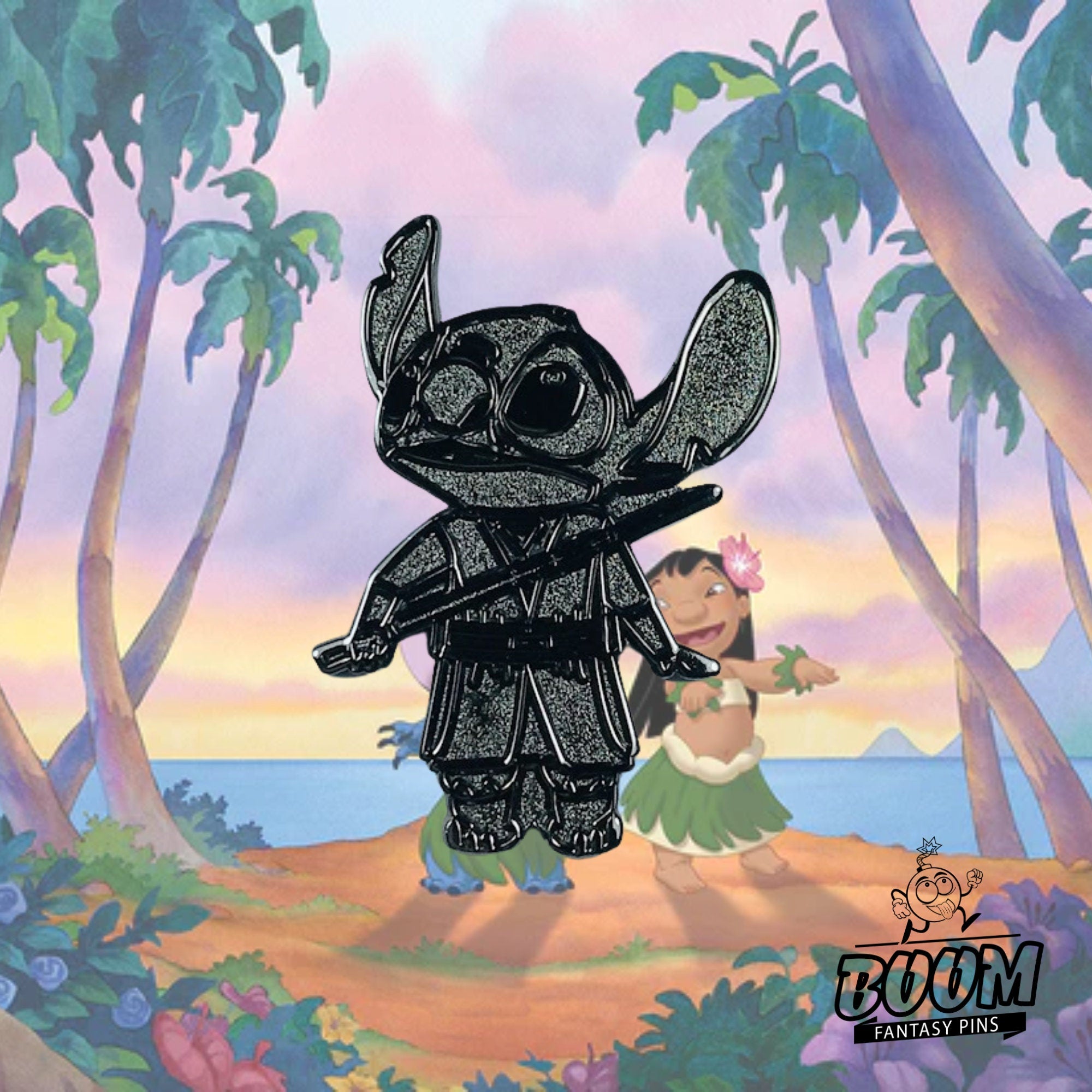 Pin's – Stitch en Rey de Lilo &amp; Stitch – Disney Fantasy