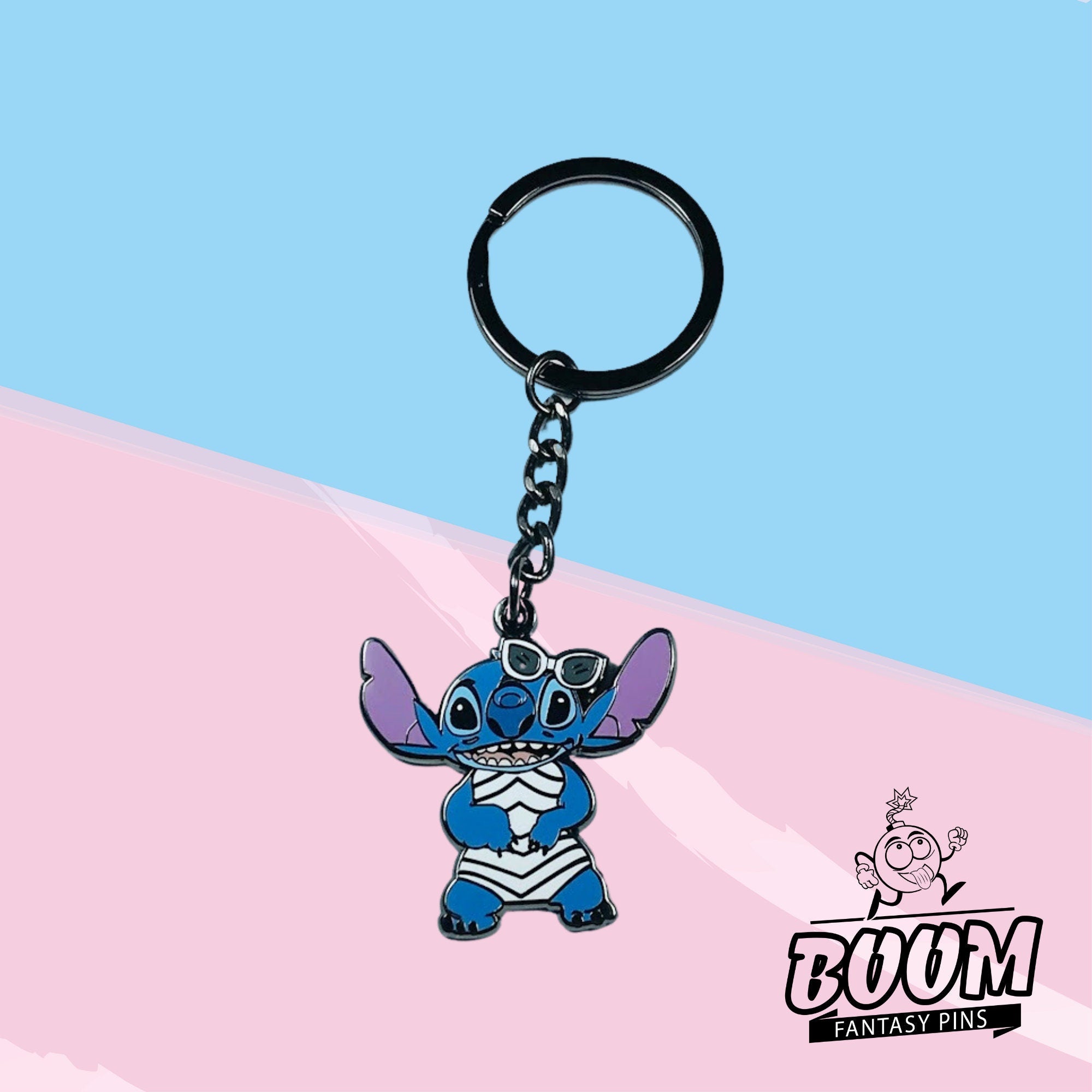 Keychain – Experiment 626 Stitch As Blonde from Lilo & Stitch – Disney Fantasy