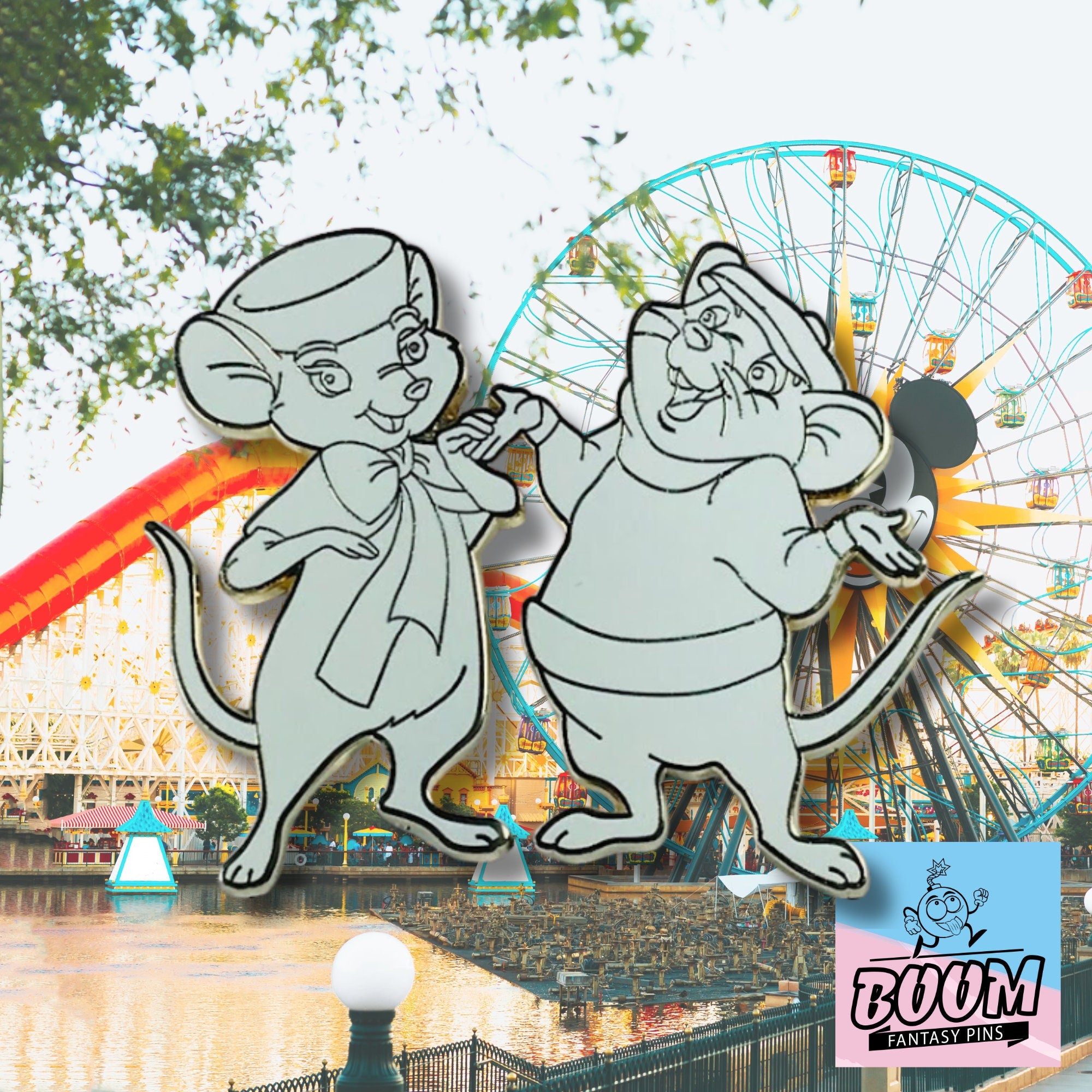 Pin's – Bernard et Bianca du film Les Aventures de Bernard et Bianca – Disney Fantasy