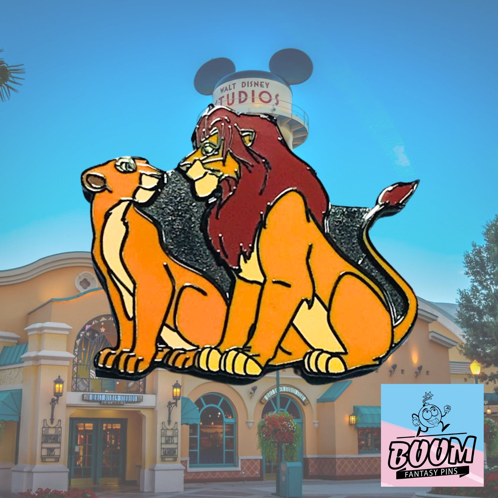 Pin – Simba y Nala de El Rey León – Disney Fantasy