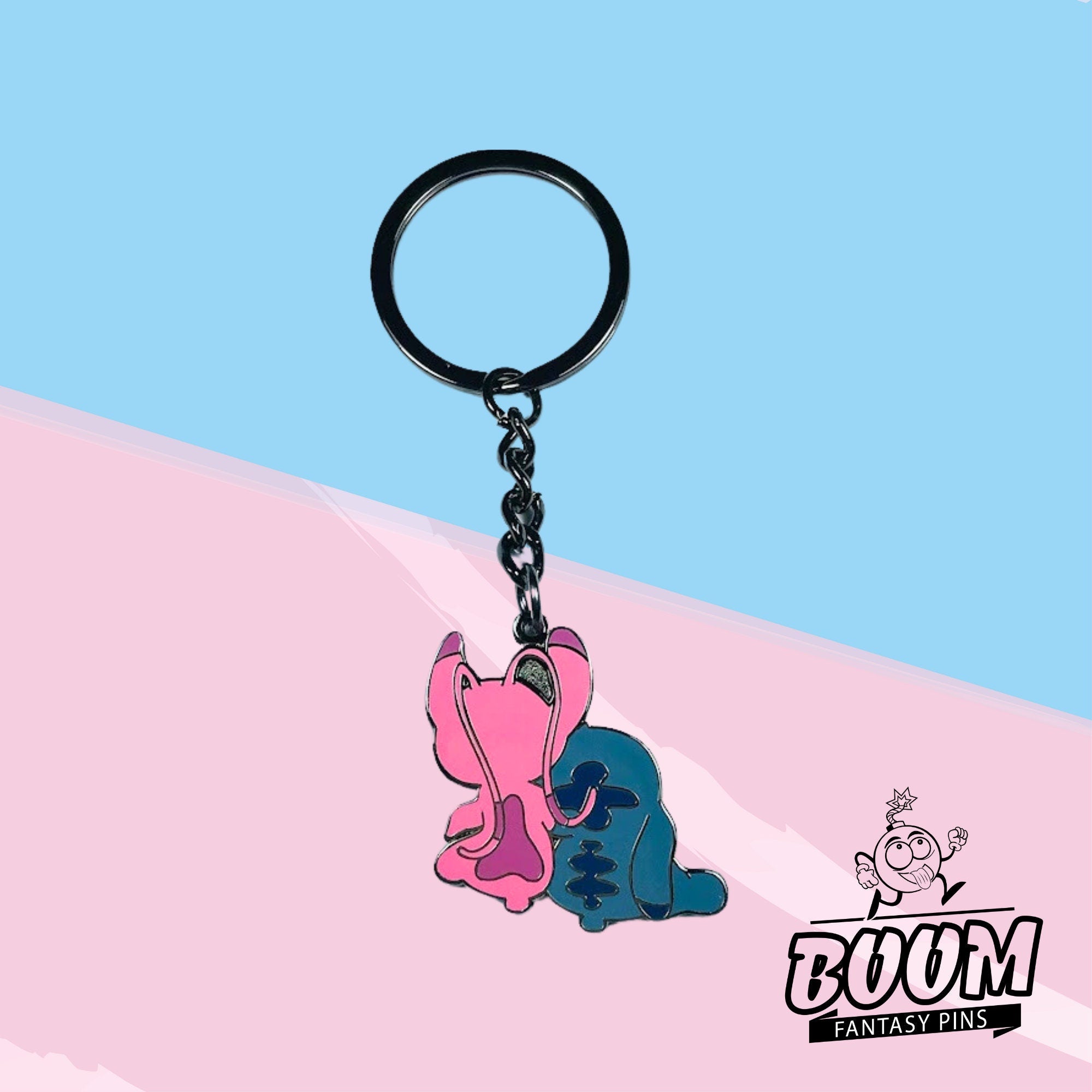 Llavero – Stitch y Ángel de Lilo &amp; Stitch – Disney Fantasy