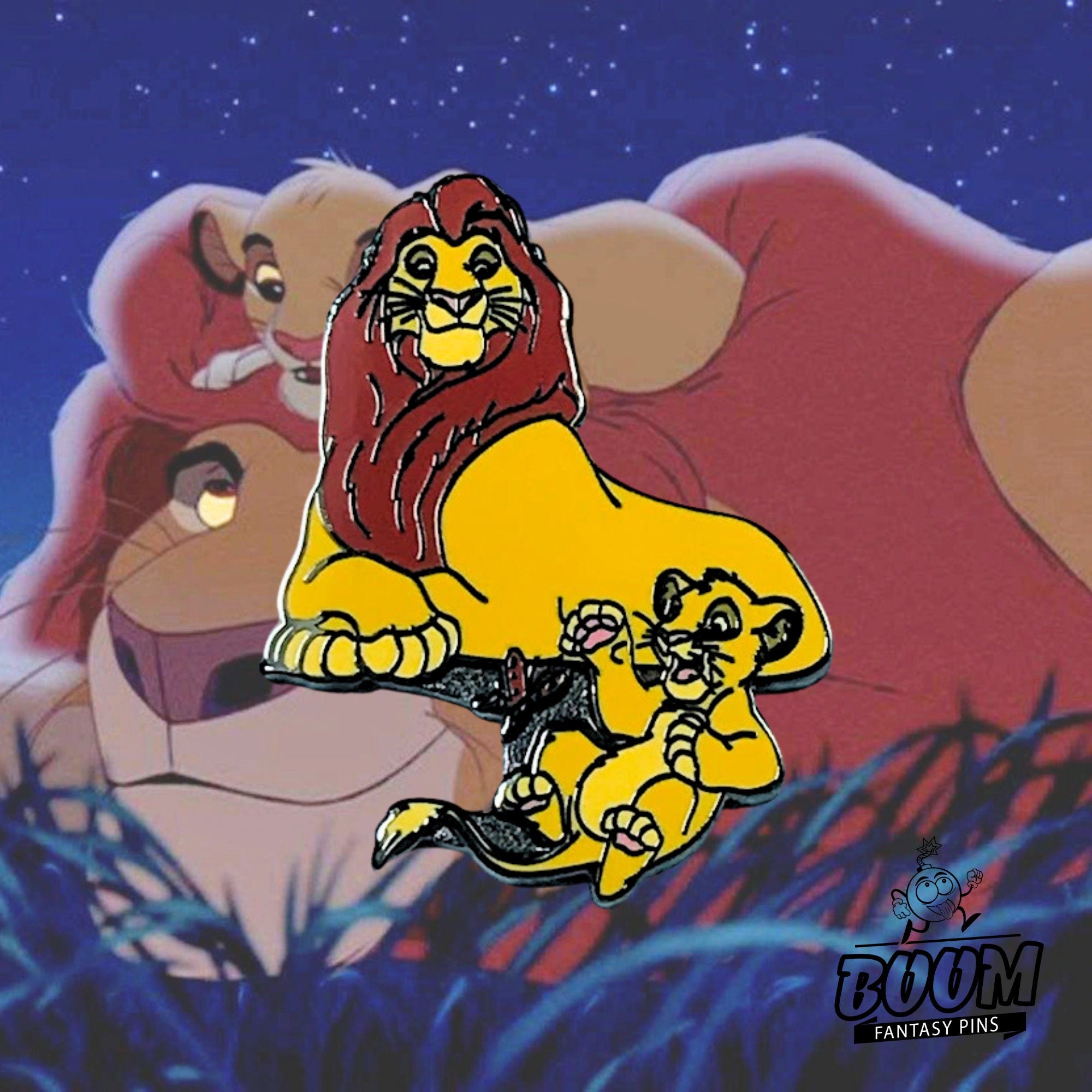 Pin – Mufasa y Simba de El Rey León – Disney Fantasy